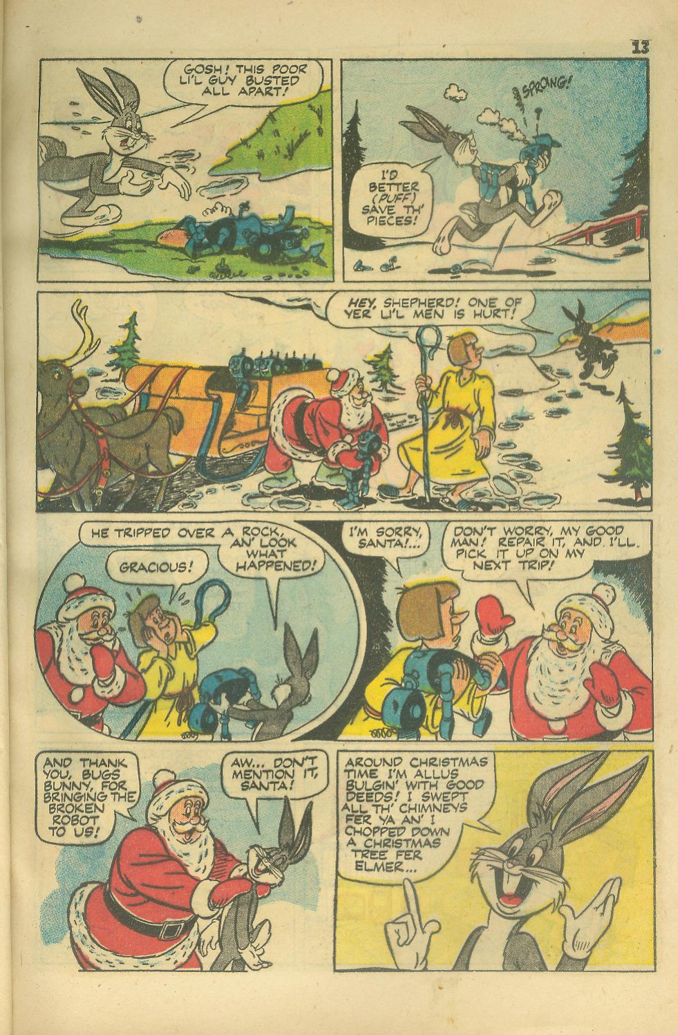 Read online Bugs Bunny's Christmas Funnies comic -  Issue # TPB 1 - 15