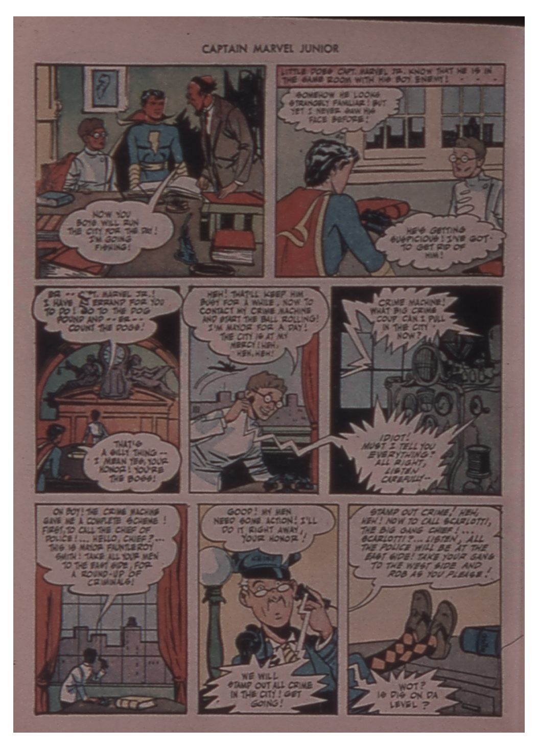 Read online Captain Marvel, Jr. comic -  Issue #45 - 46