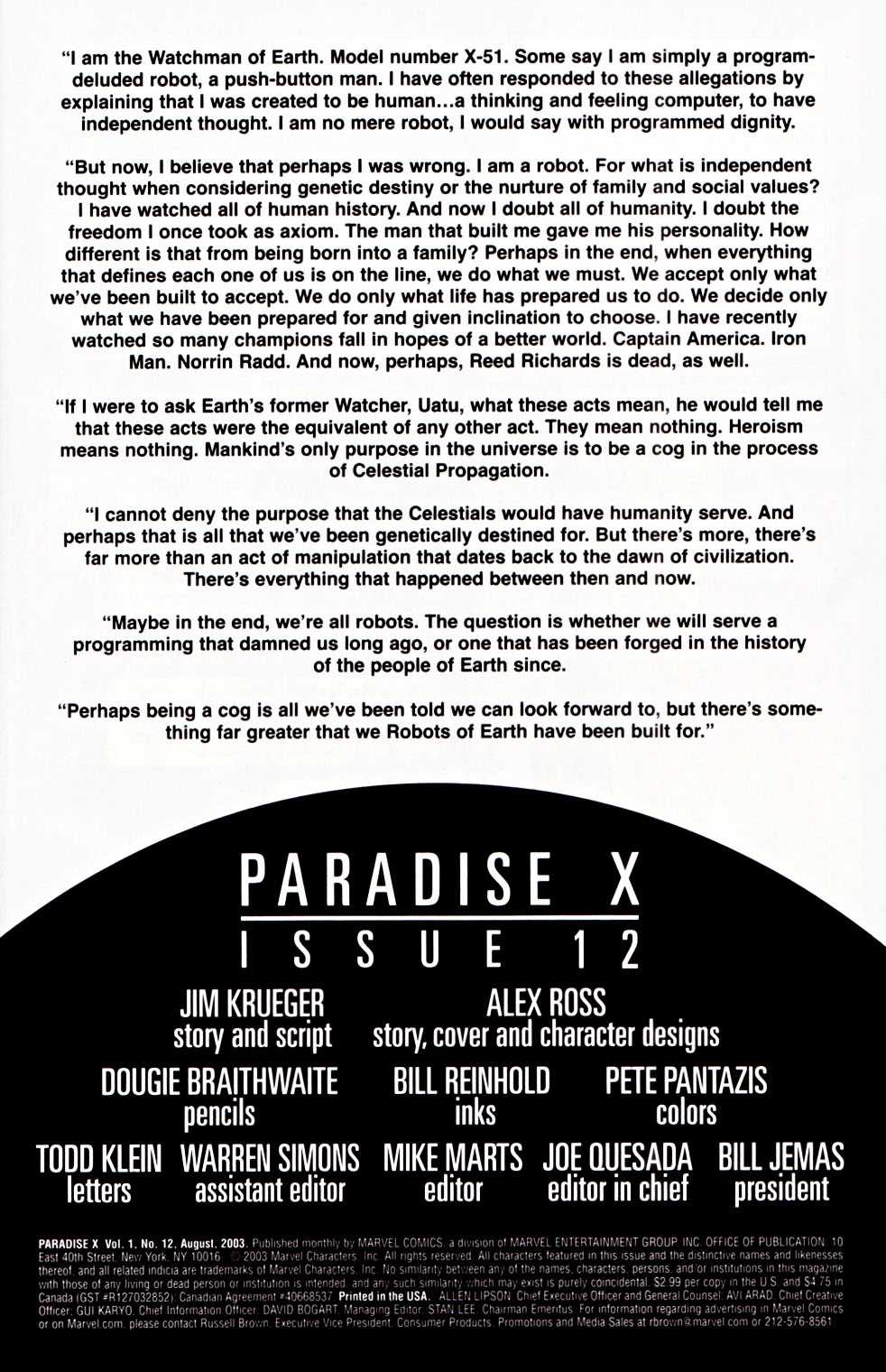 Read online Paradise X comic -  Issue #12 - 2