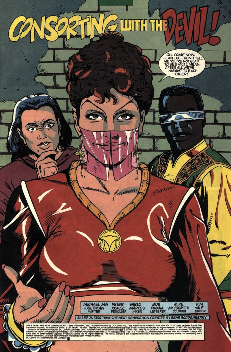 Read online Star Trek: The Next Generation (1989) comic -  Issue #37 - 2