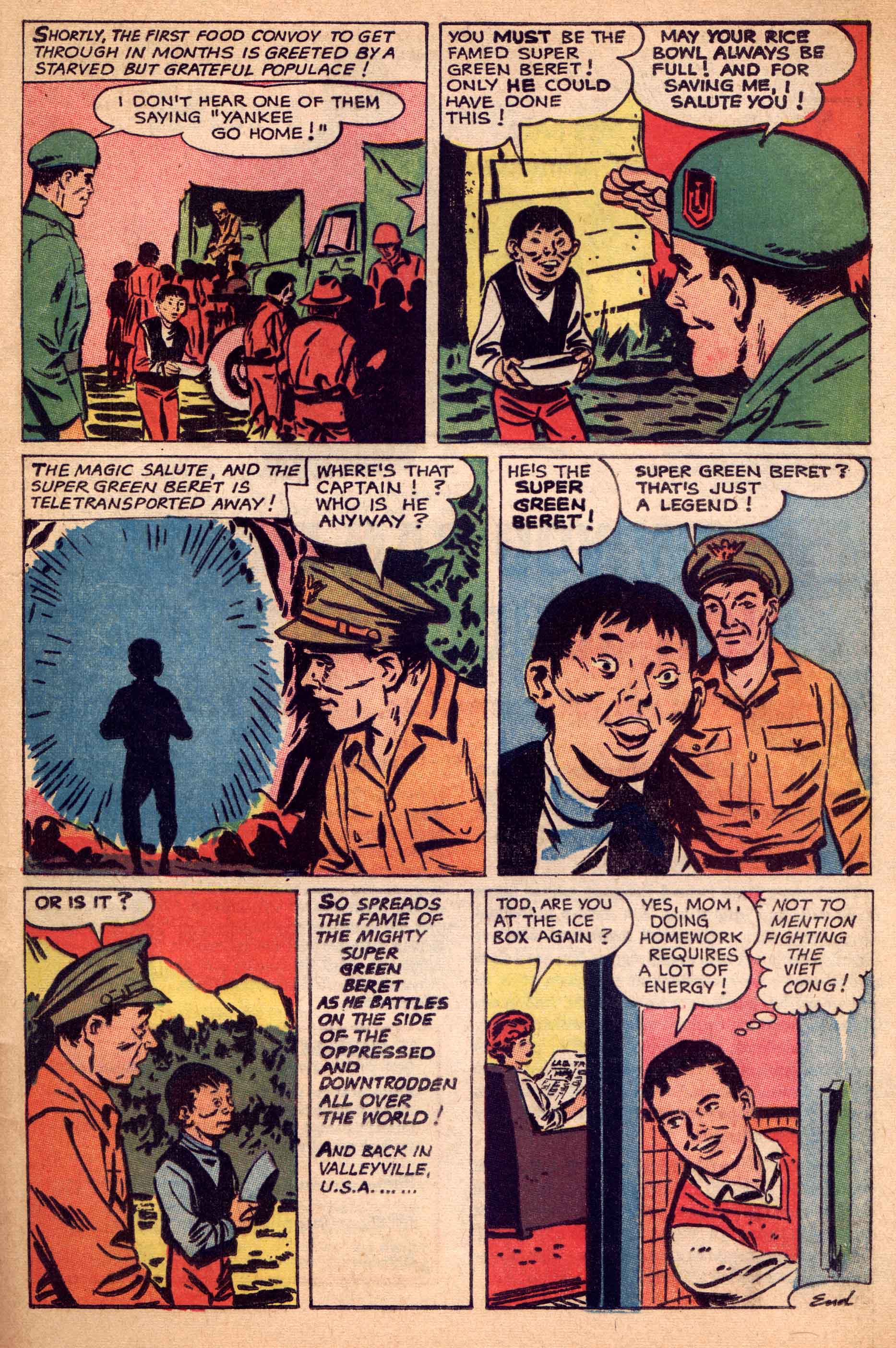 Read online Super Green Beret comic -  Issue #2 - 64