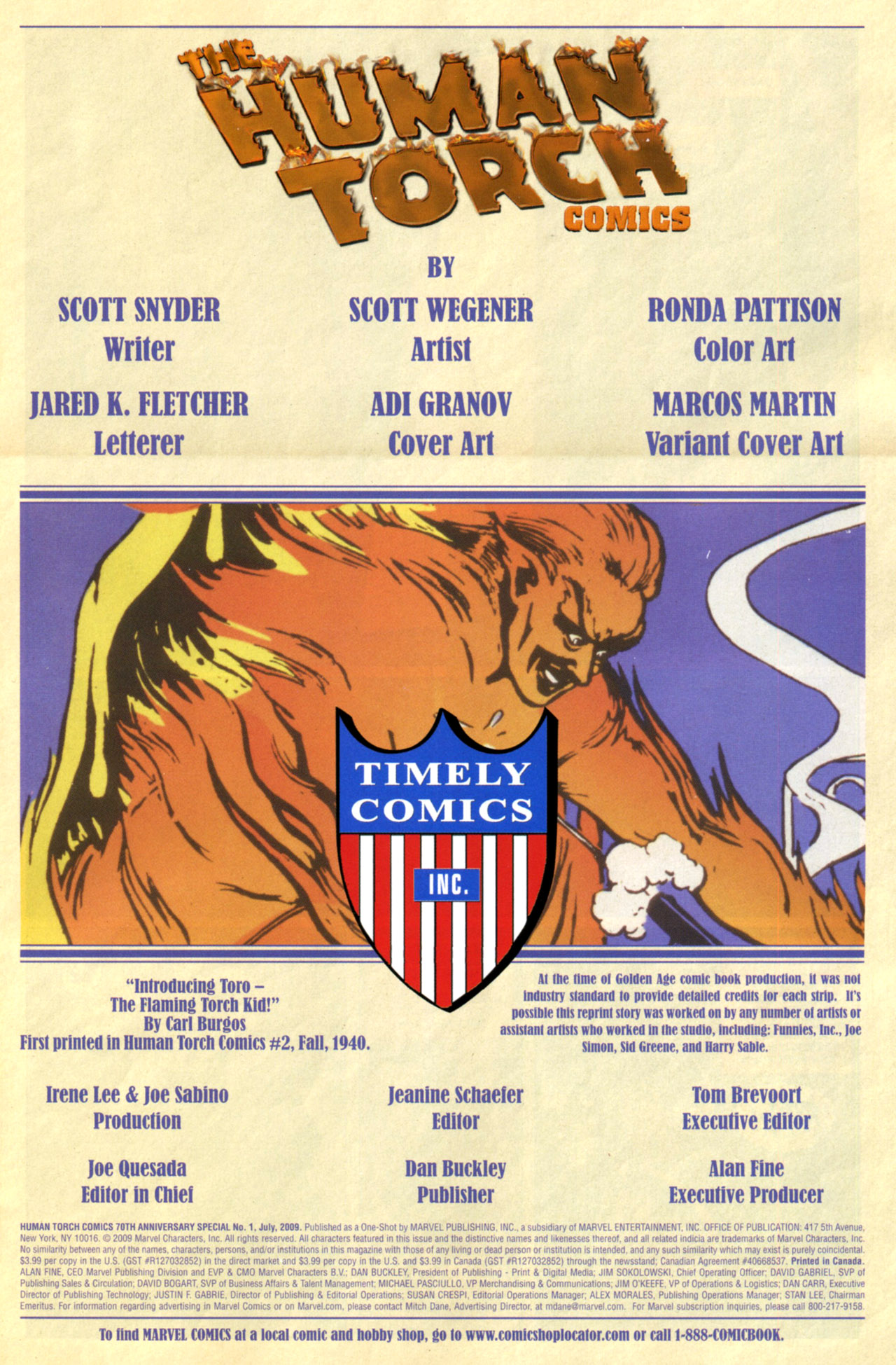 Read online Human Torch Comics 70th Anniversary Special comic -  Issue # Full - 4