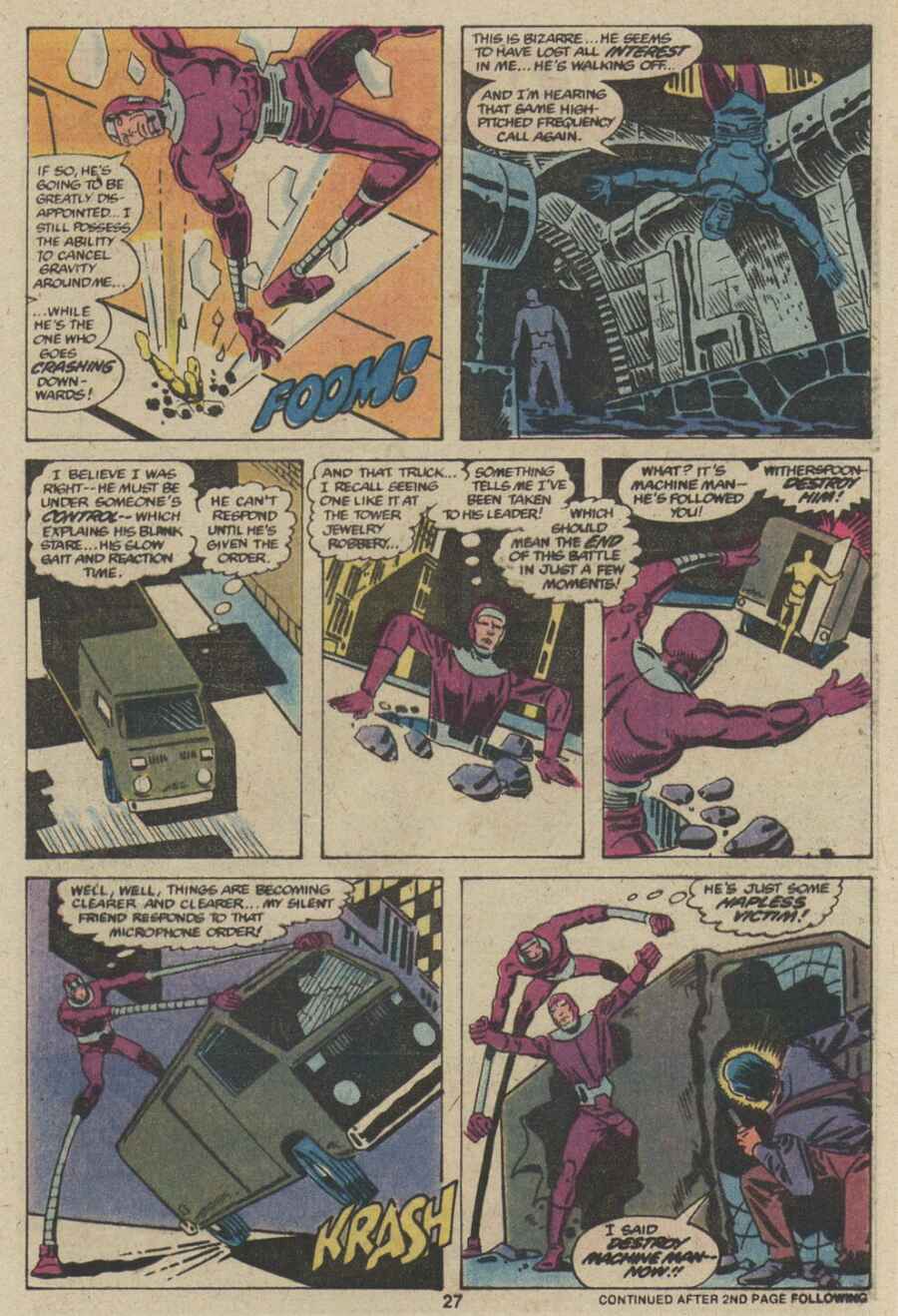 Read online Machine Man (1978) comic -  Issue #14 - 17
