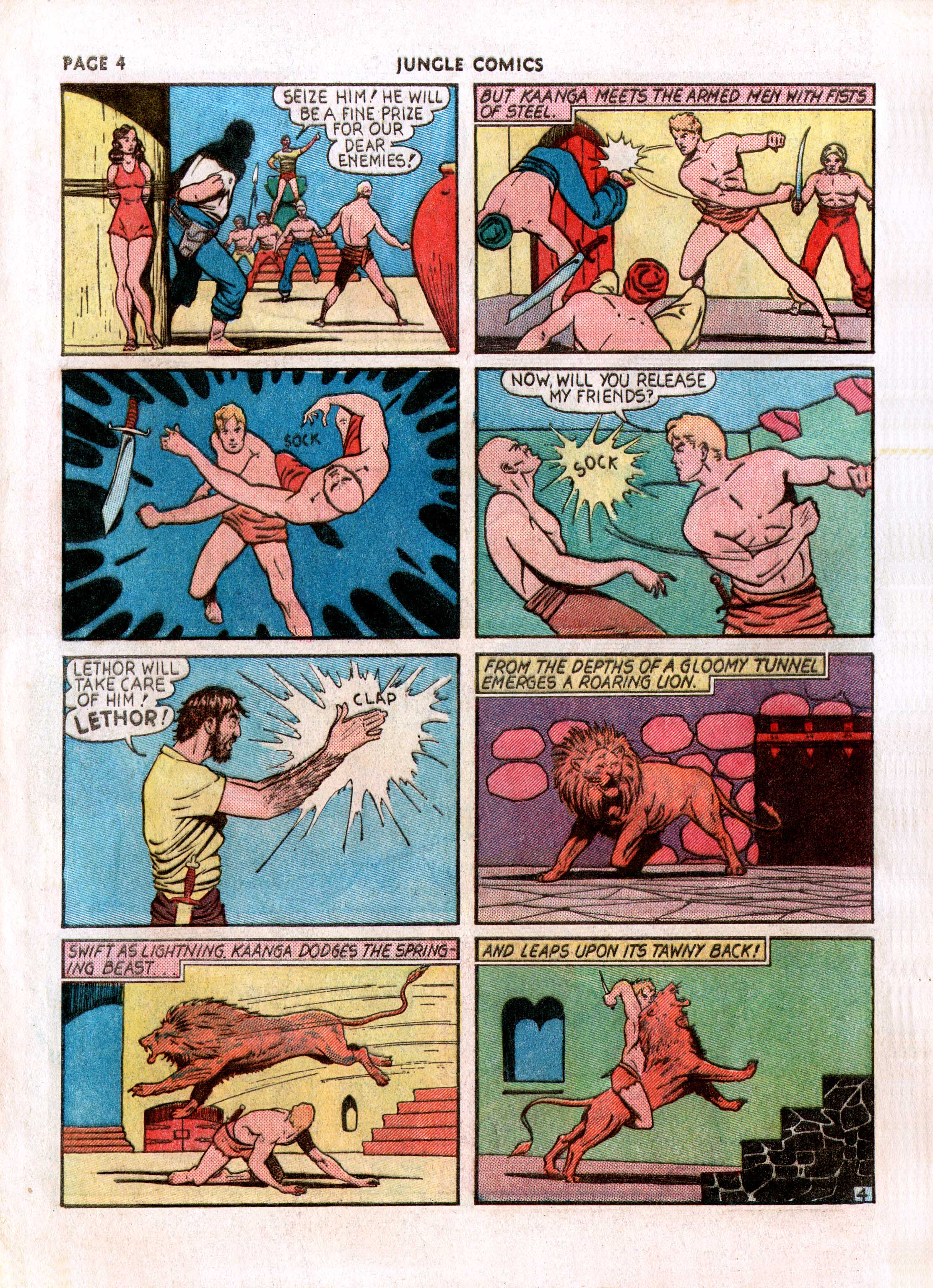 Read online Jungle Comics comic -  Issue #7 - 6