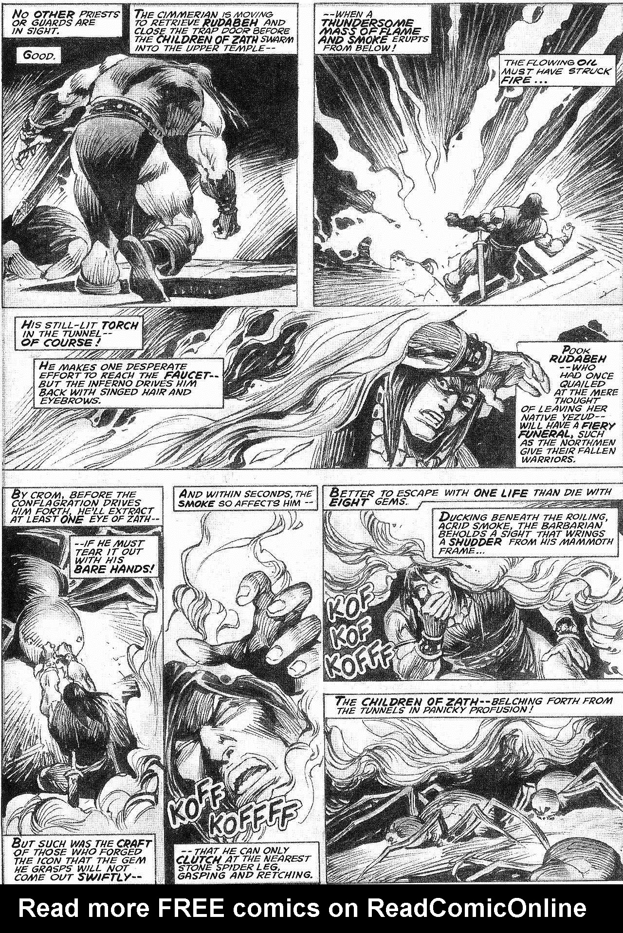 Read online The Savage Sword Of Conan comic -  Issue #210 - 33