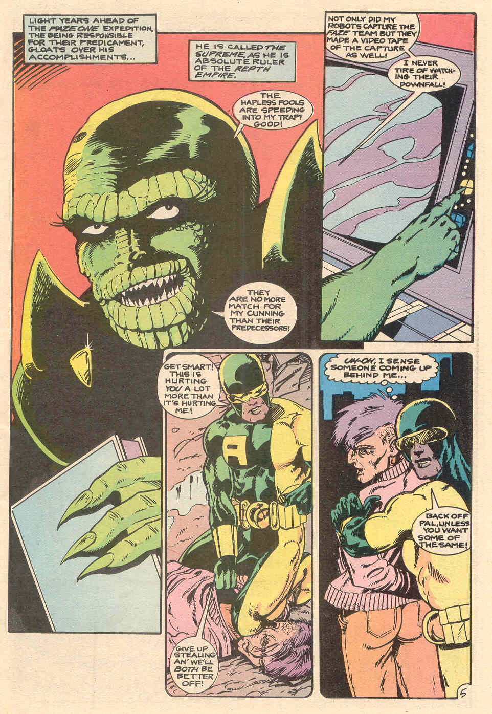 Read online Faze One Fazers comic -  Issue #1 - 7