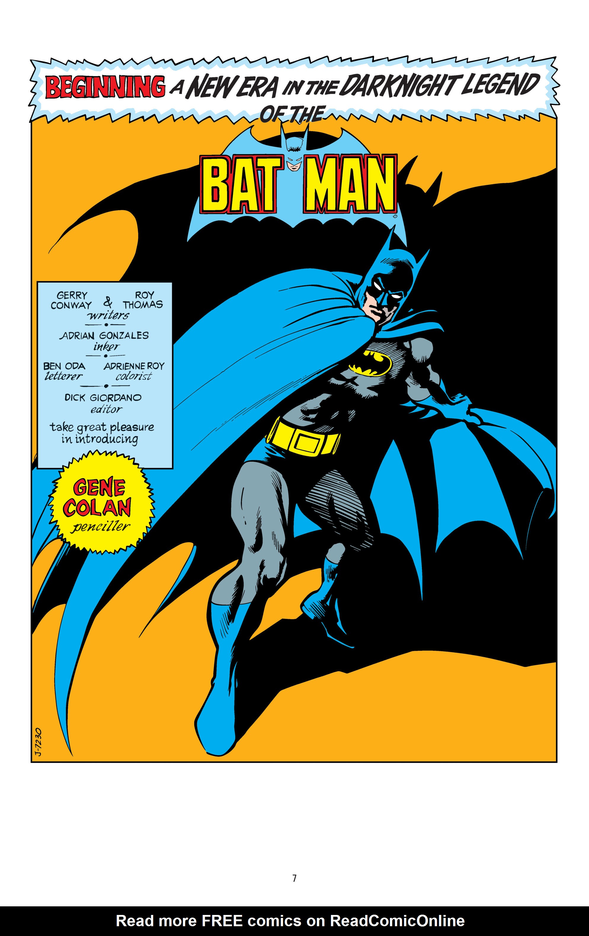 Read online Tales of the Batman - Gene Colan comic -  Issue # TPB 1 (Part 1) - 7