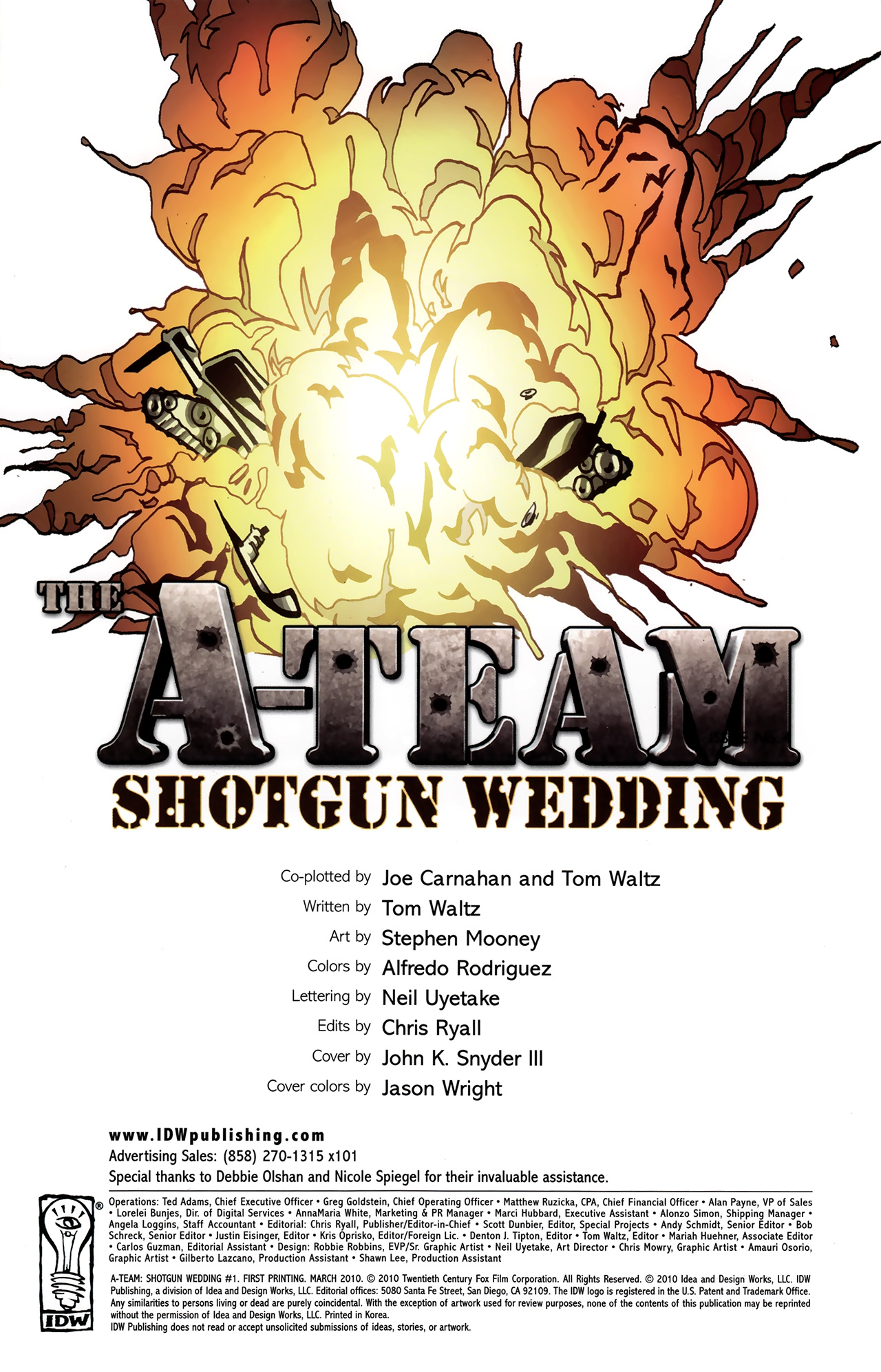 Read online A-Team: Shotgun Wedding comic -  Issue #1 - 2