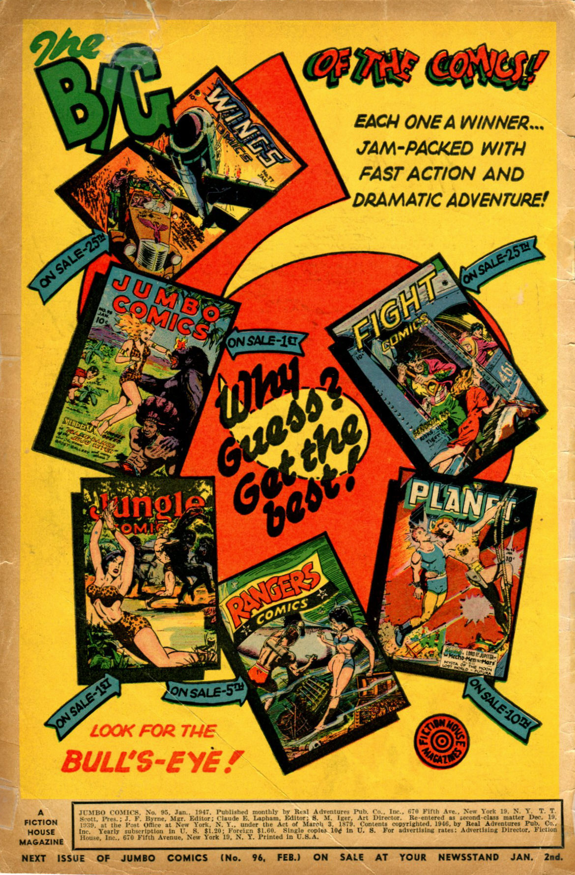 Read online Jumbo Comics comic -  Issue #95 - 2