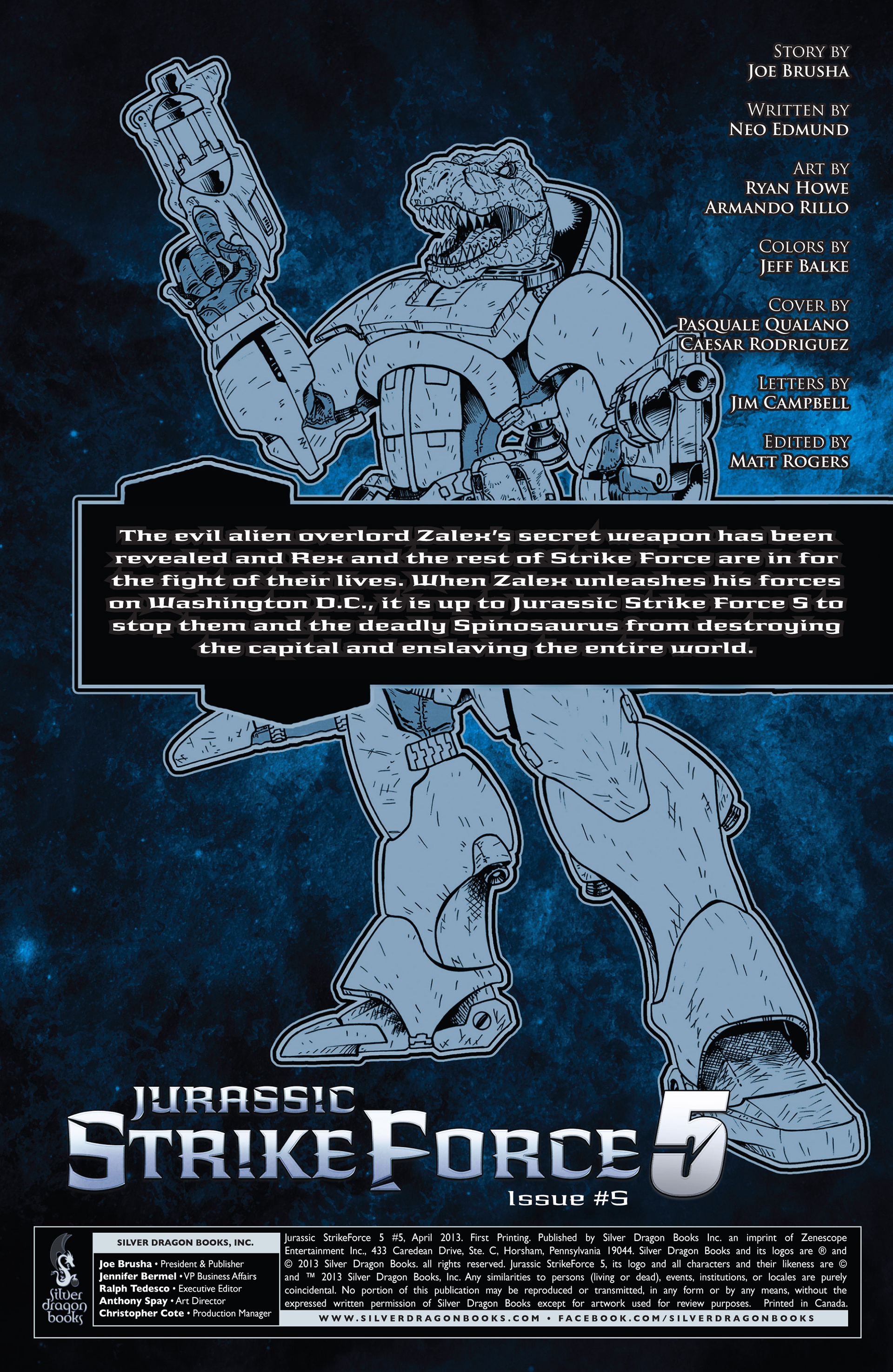 Read online Jurassic StrikeForce 5 comic -  Issue #5 - 2