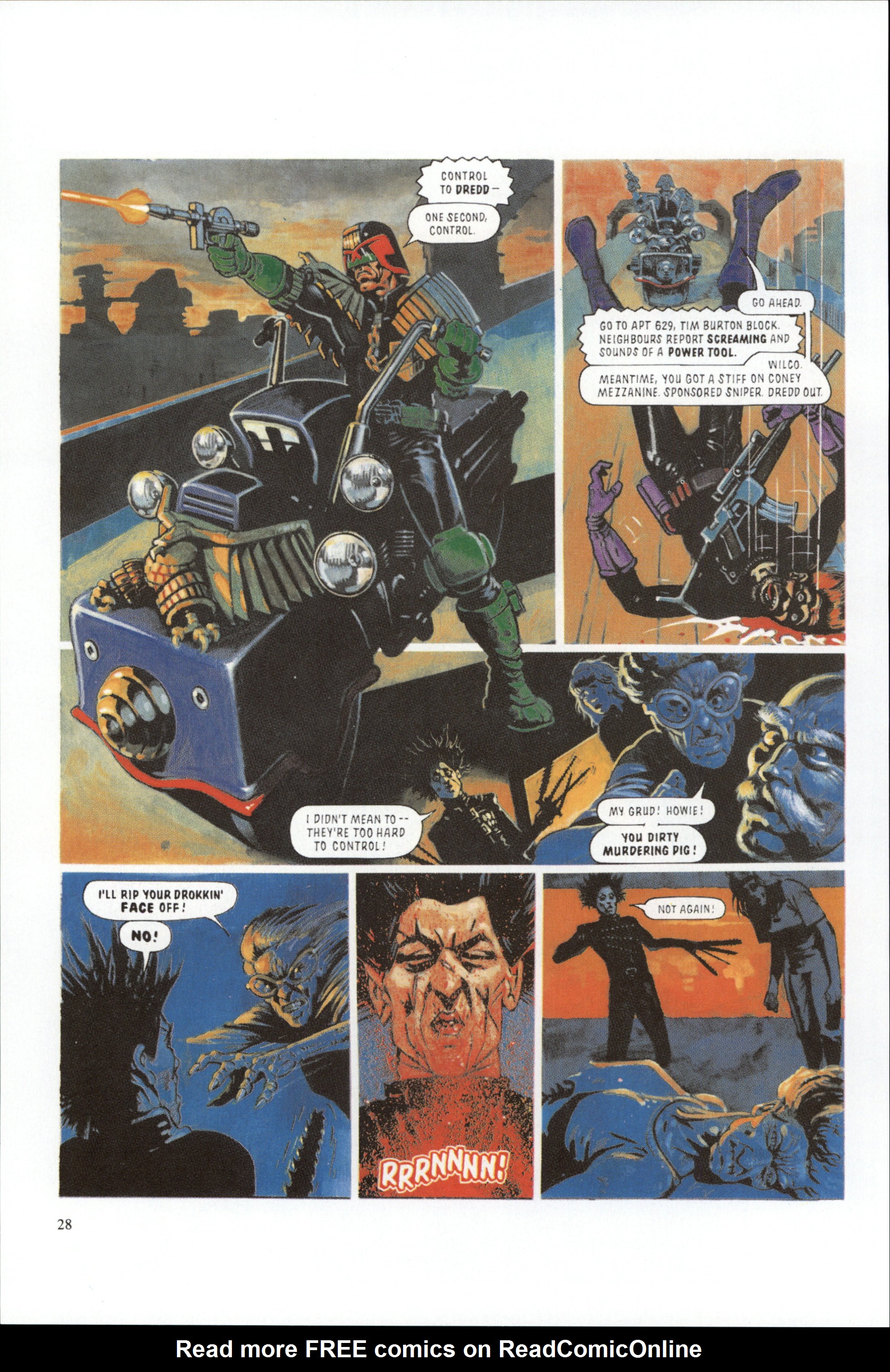 Read online Dredd Rules! comic -  Issue #15 - 30