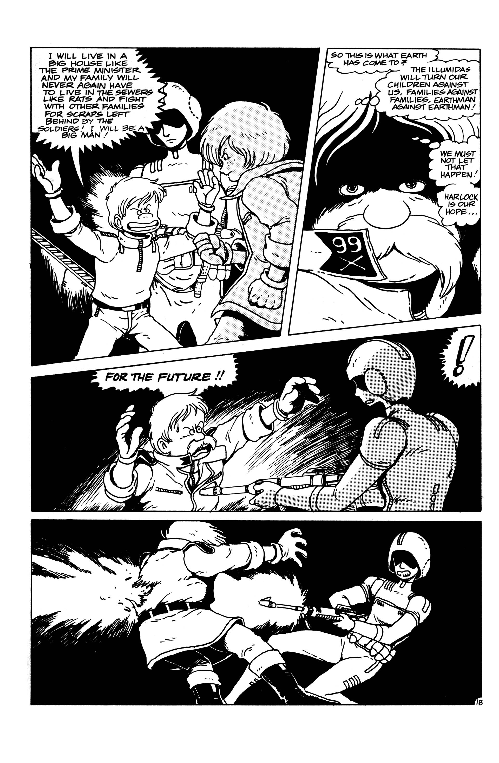 Read online Captain Harlock comic -  Issue #1 - 21