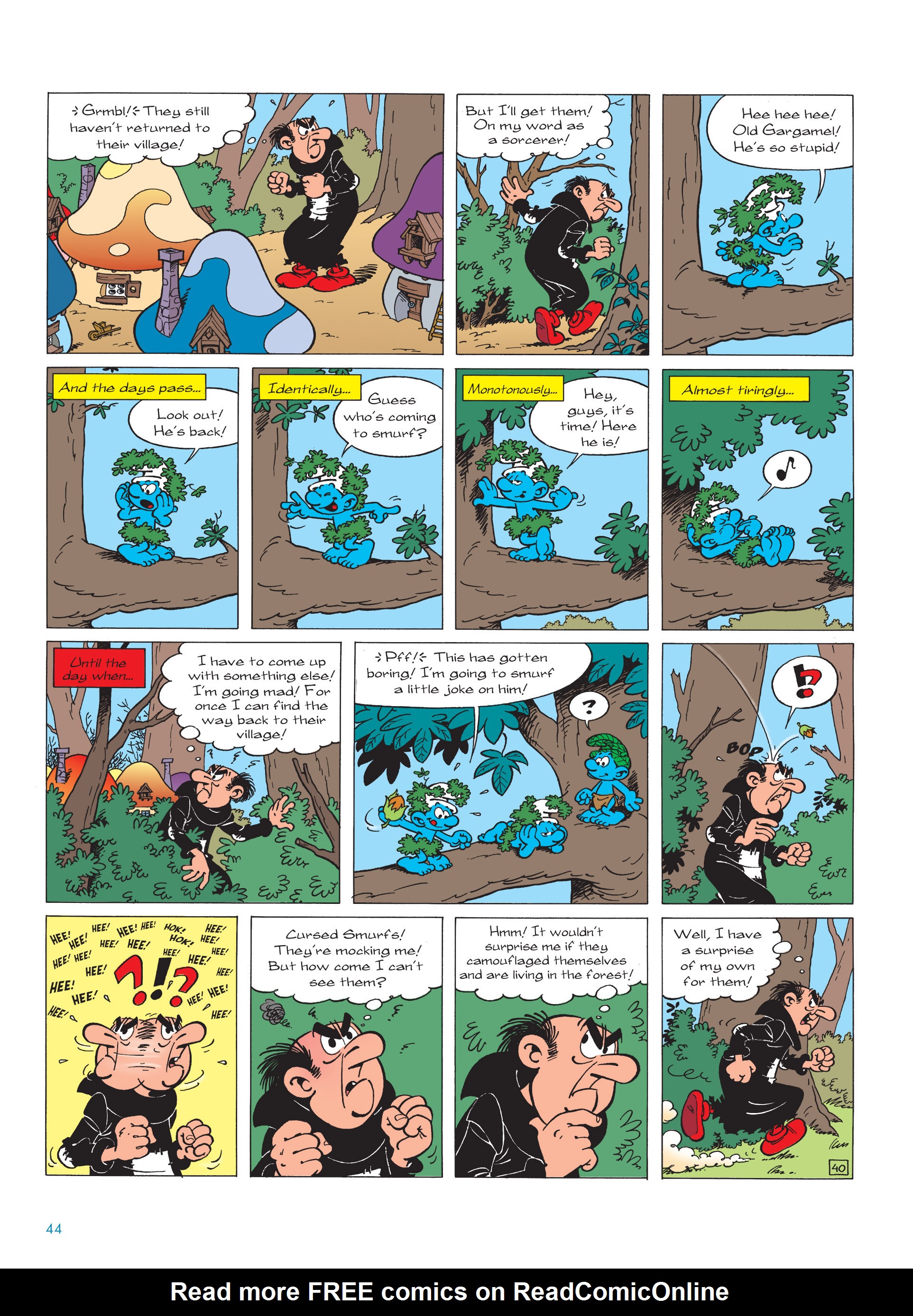 Read online The Smurfs comic -  Issue #21 - 44
