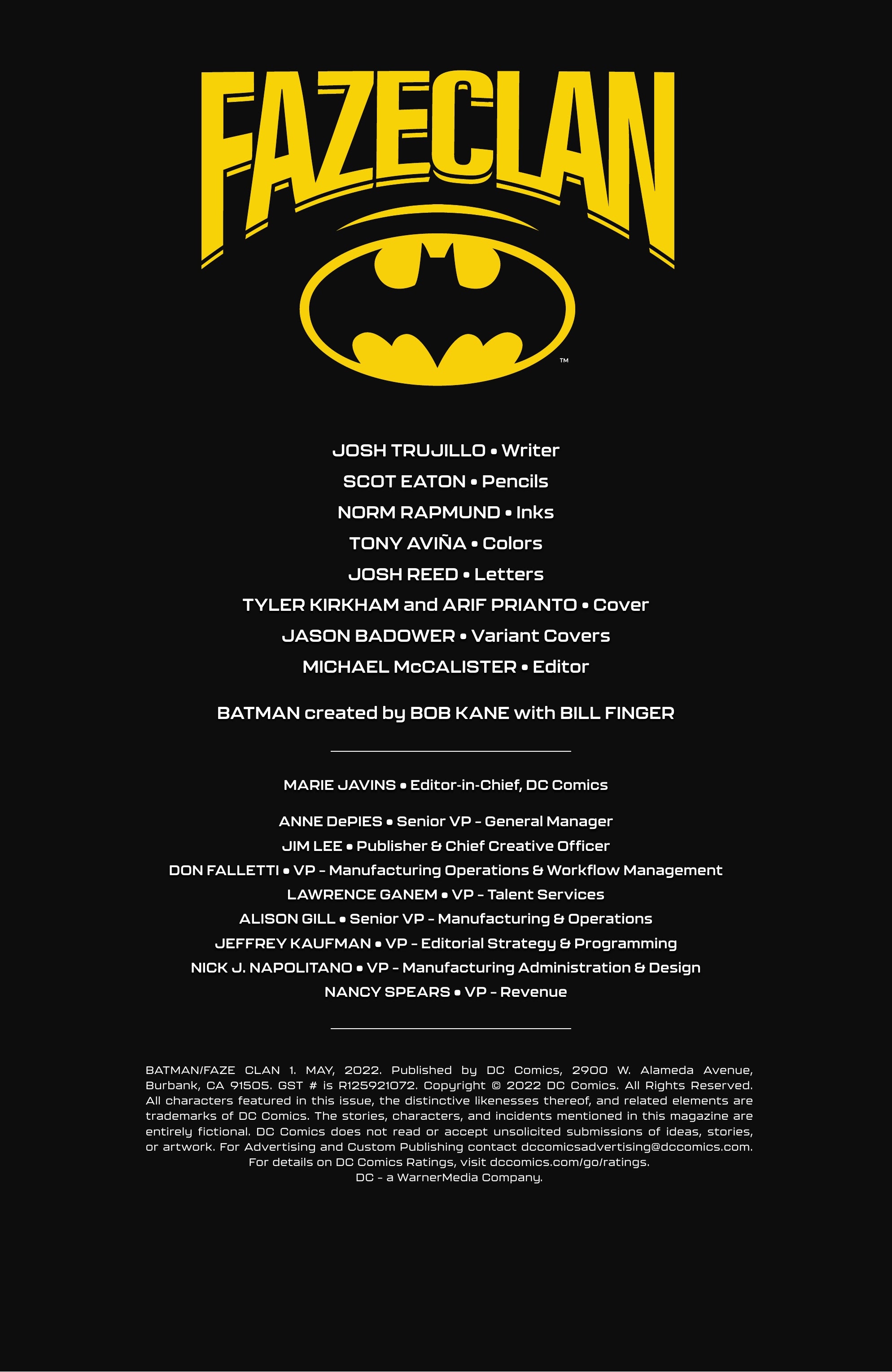 Read online Batman: Faze Clan comic -  Issue #1 - 3
