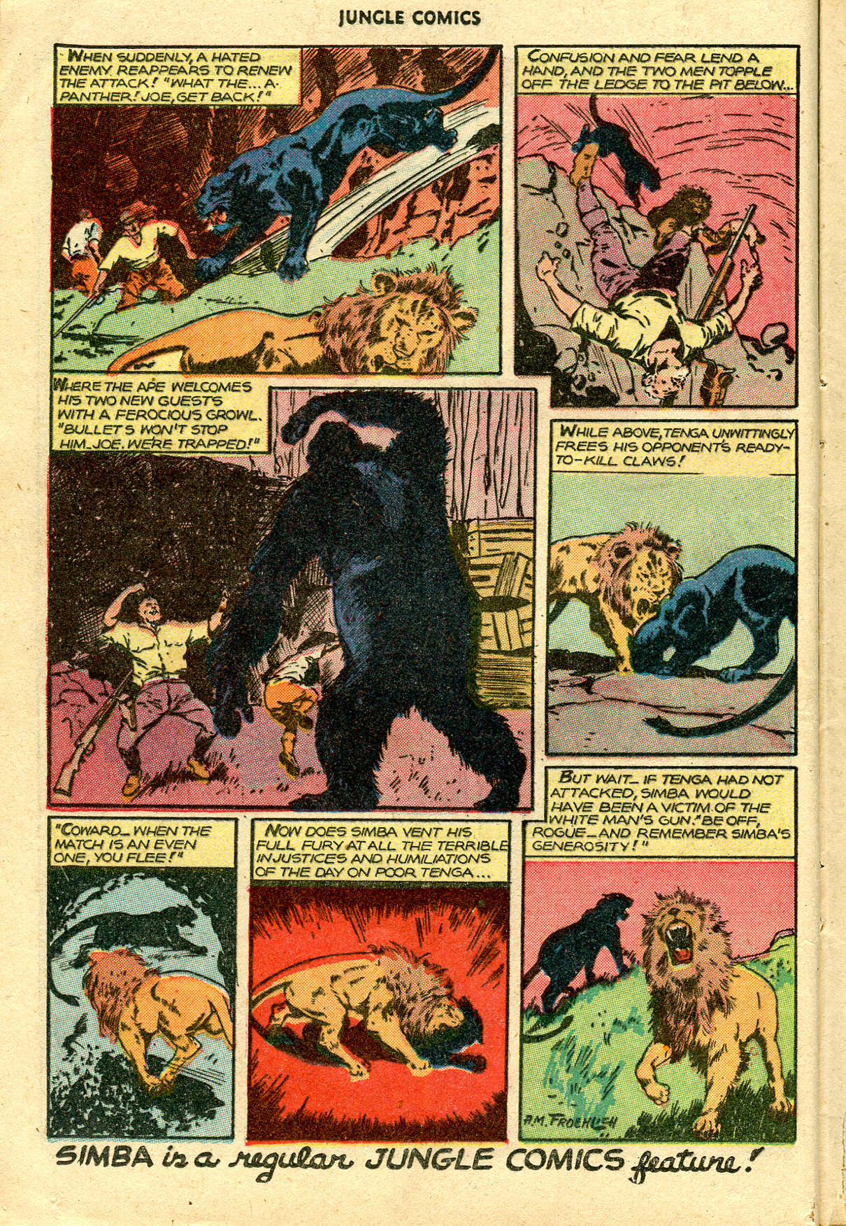 Read online Jungle Comics comic -  Issue #86 - 19