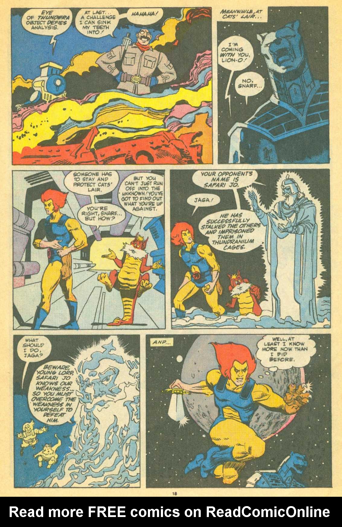 Read online ThunderCats (1985) comic -  Issue #14 - 19