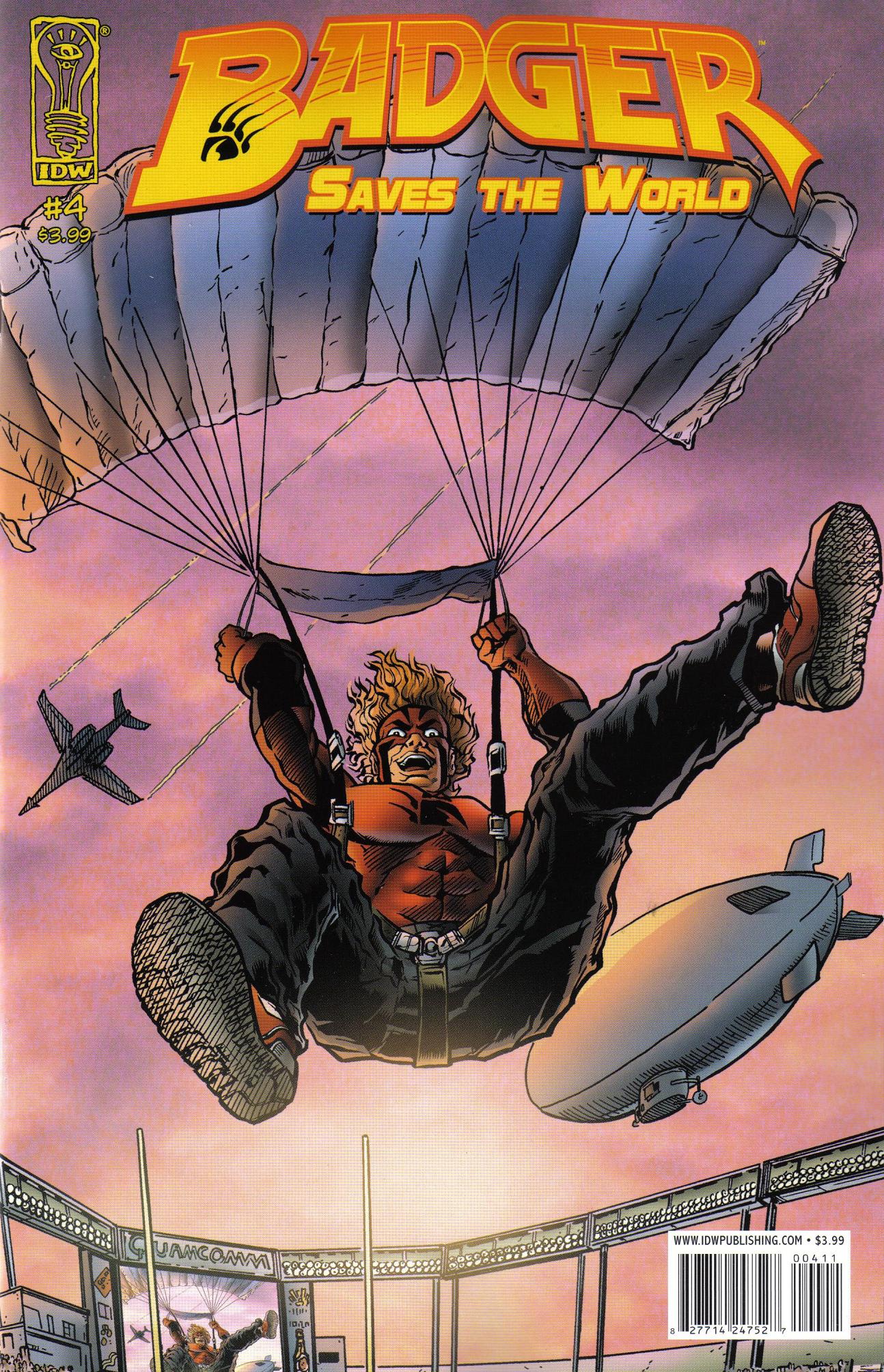 Read online Badger Saves the World comic -  Issue #4 - 1