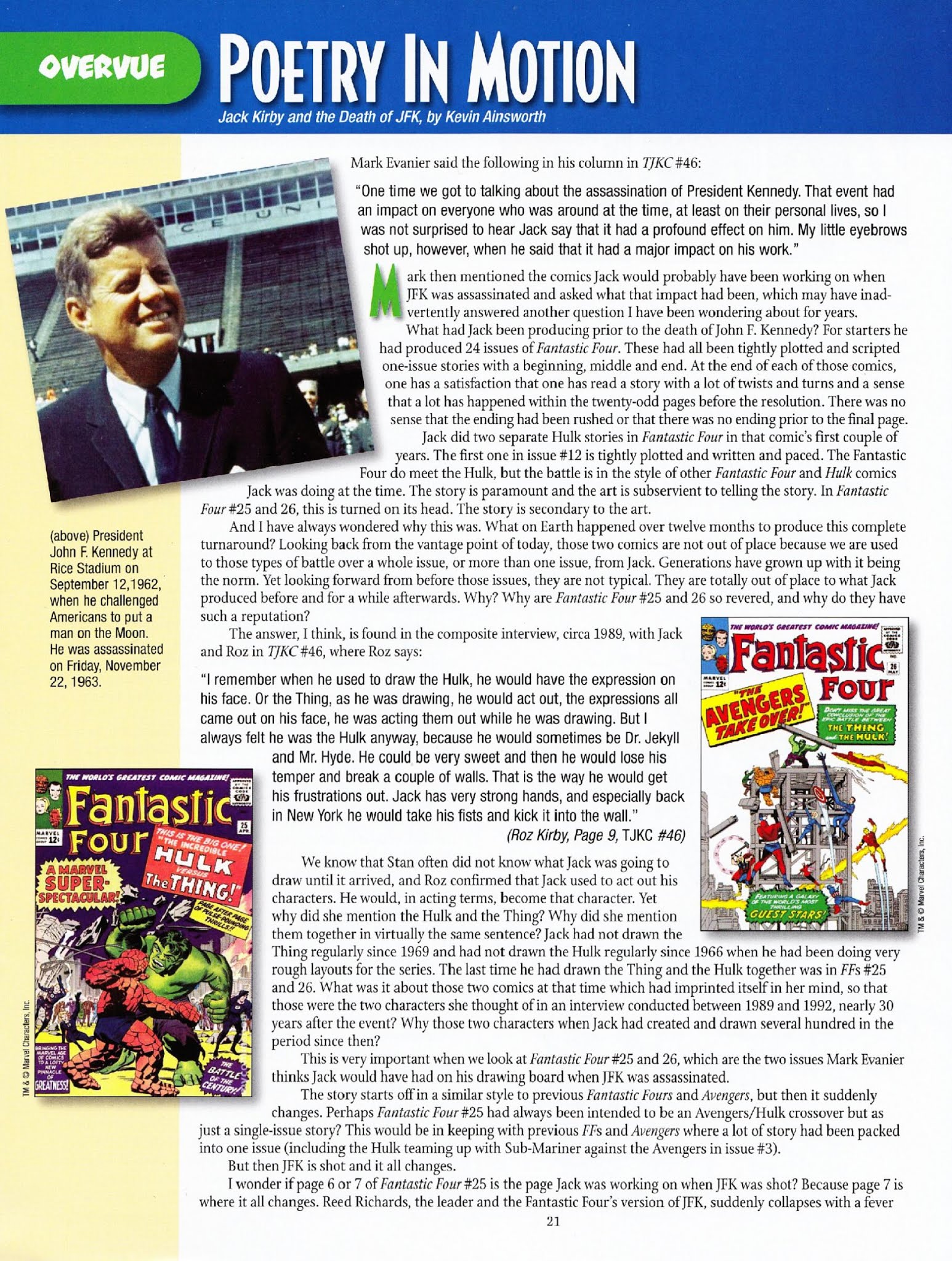Read online The Jack Kirby Collector comic -  Issue #61 - 21