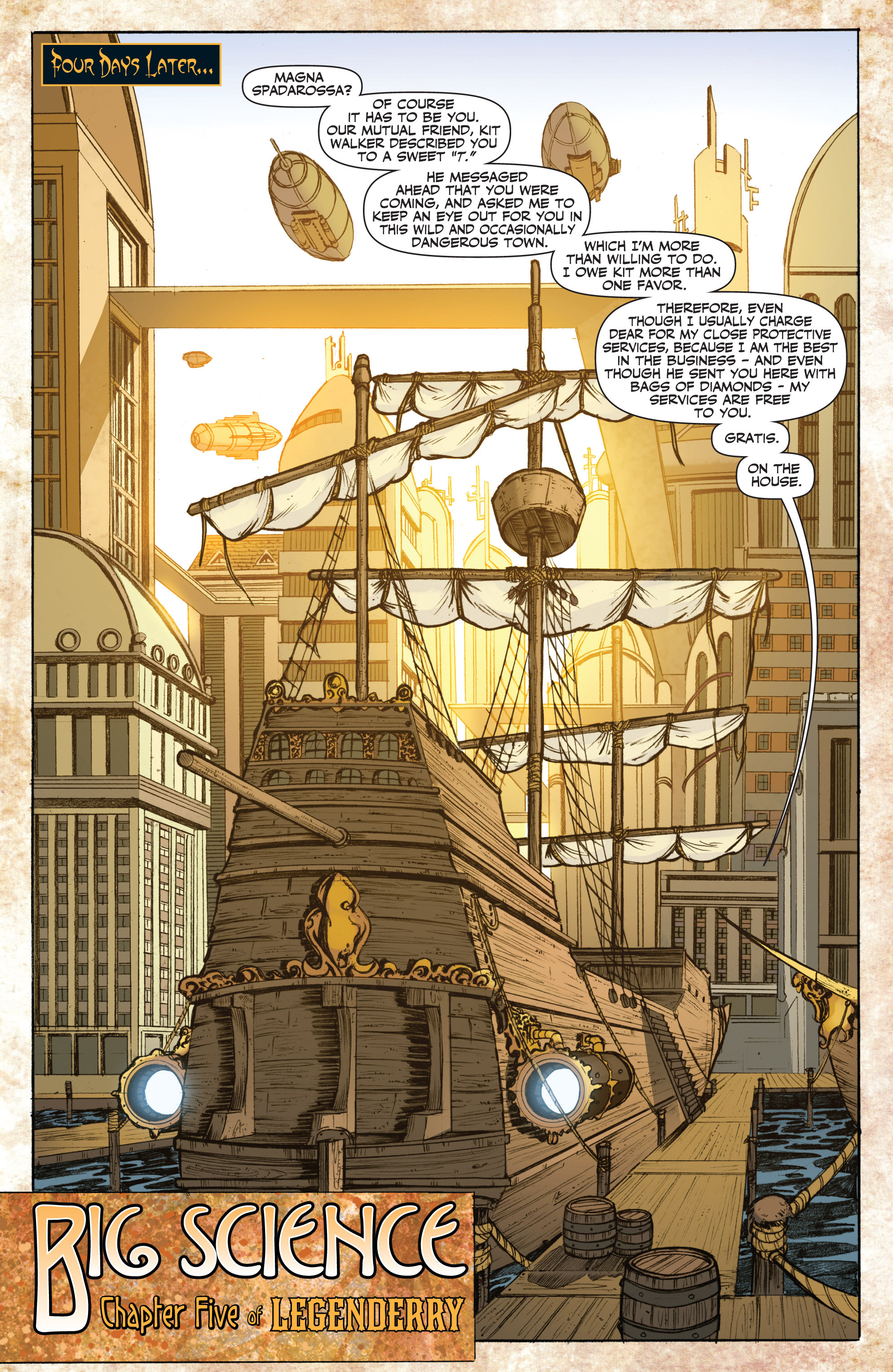 Read online Legenderry: A Steampunk Adventure comic -  Issue #5 - 3