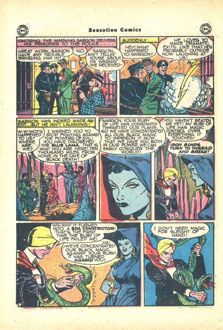 Read online Sensation (Mystery) Comics comic -  Issue #68 - 34