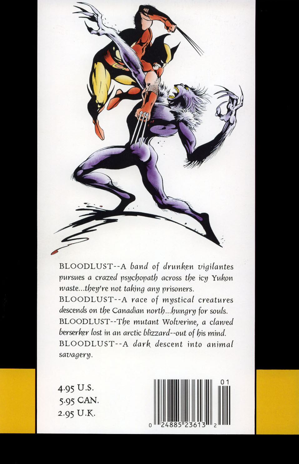 Read online Marvel Graphic Novel comic -  Issue #65 - Wolverine - Bloodlust - 52