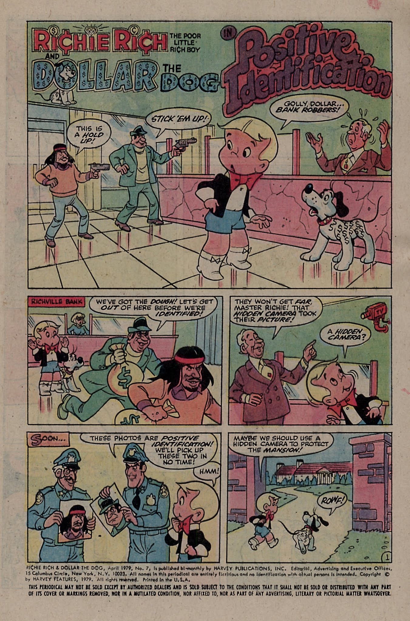 Read online Richie Rich & Dollar the Dog comic -  Issue #7 - 5