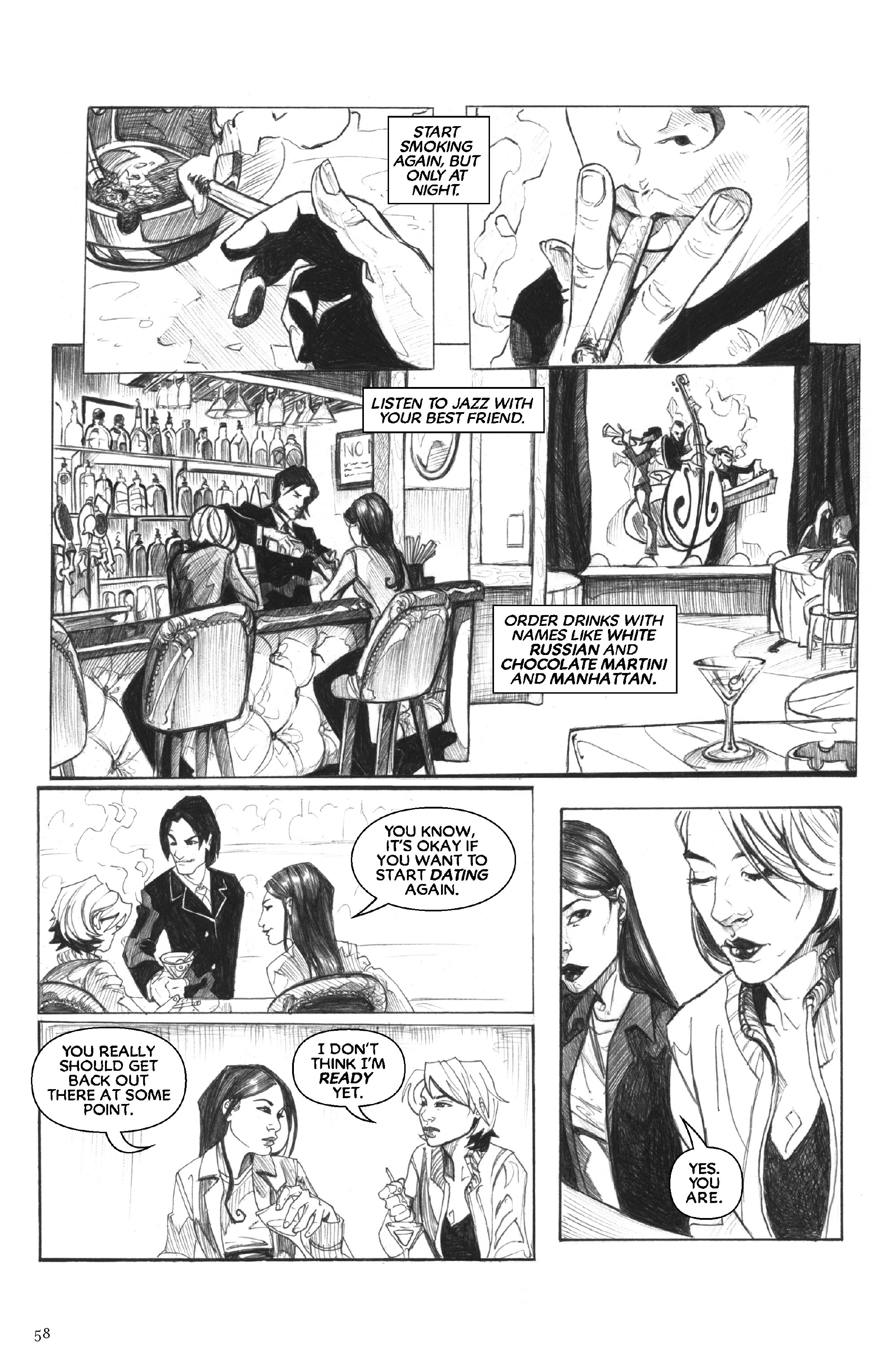 Read online Drawing Lines: An Anthology of Women Cartoonists comic -  Issue # TPB - 58