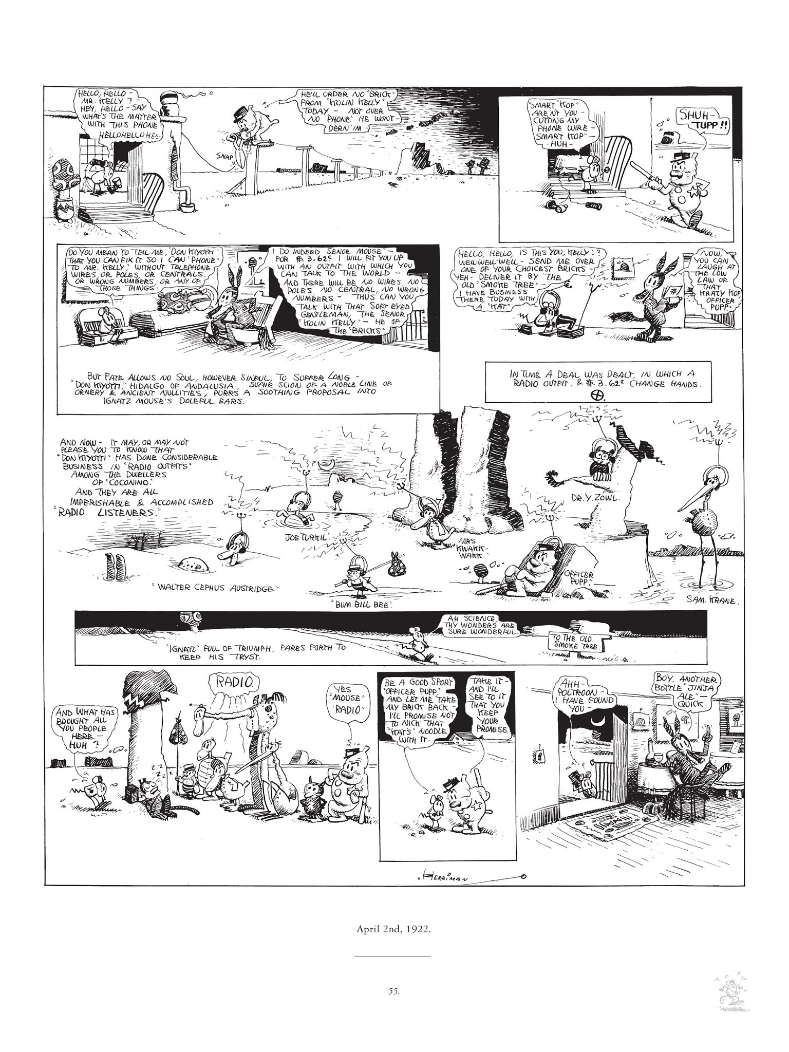 Read online Krazy & Ignatz comic -  Issue # TPB 3 - 55