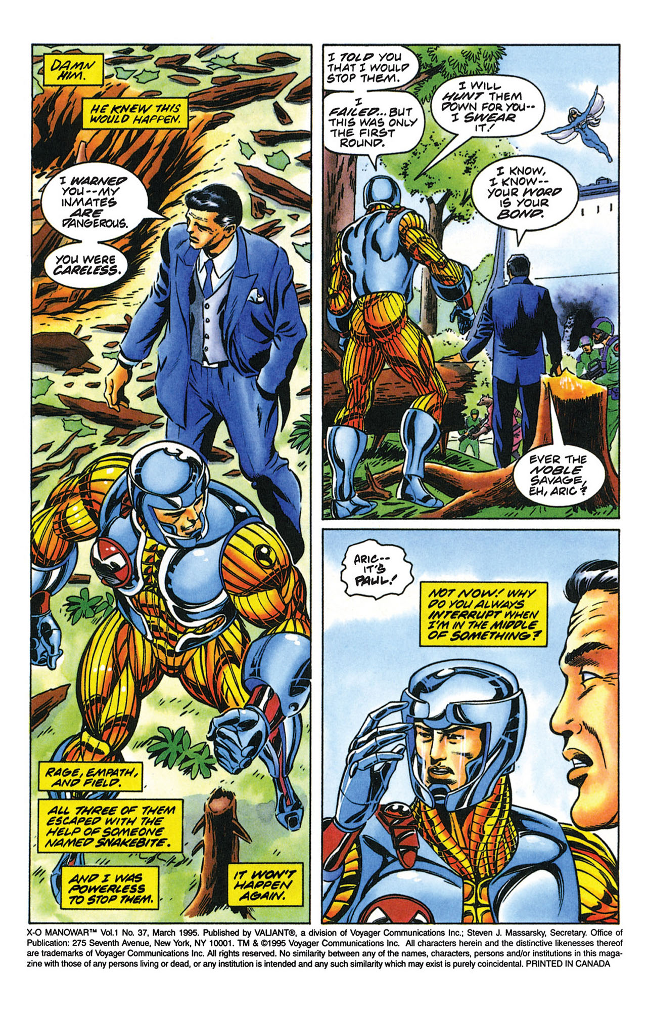 Read online X-O Manowar (1992) comic -  Issue #37 - 3