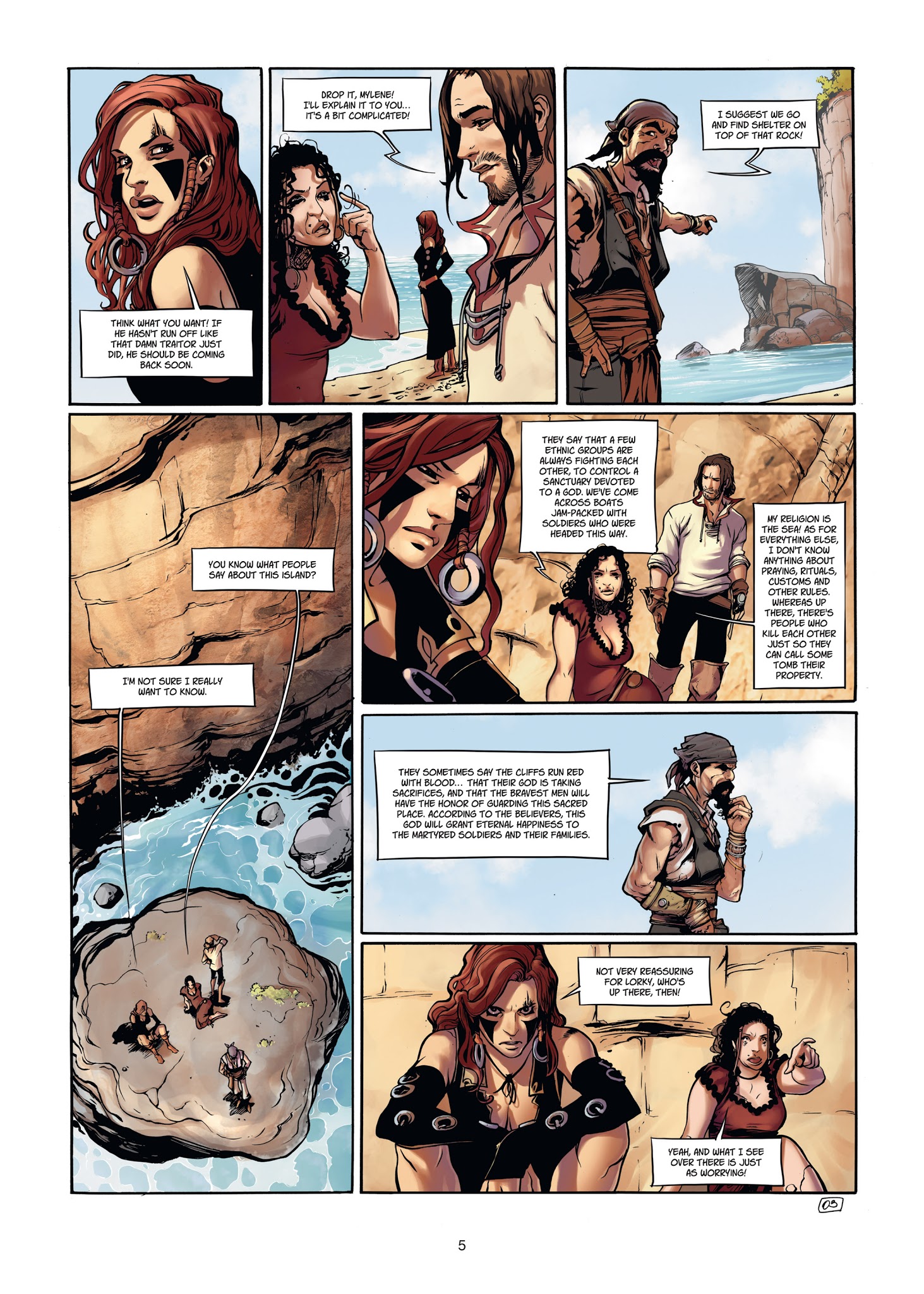 Read online Angor comic -  Issue #3 - 5