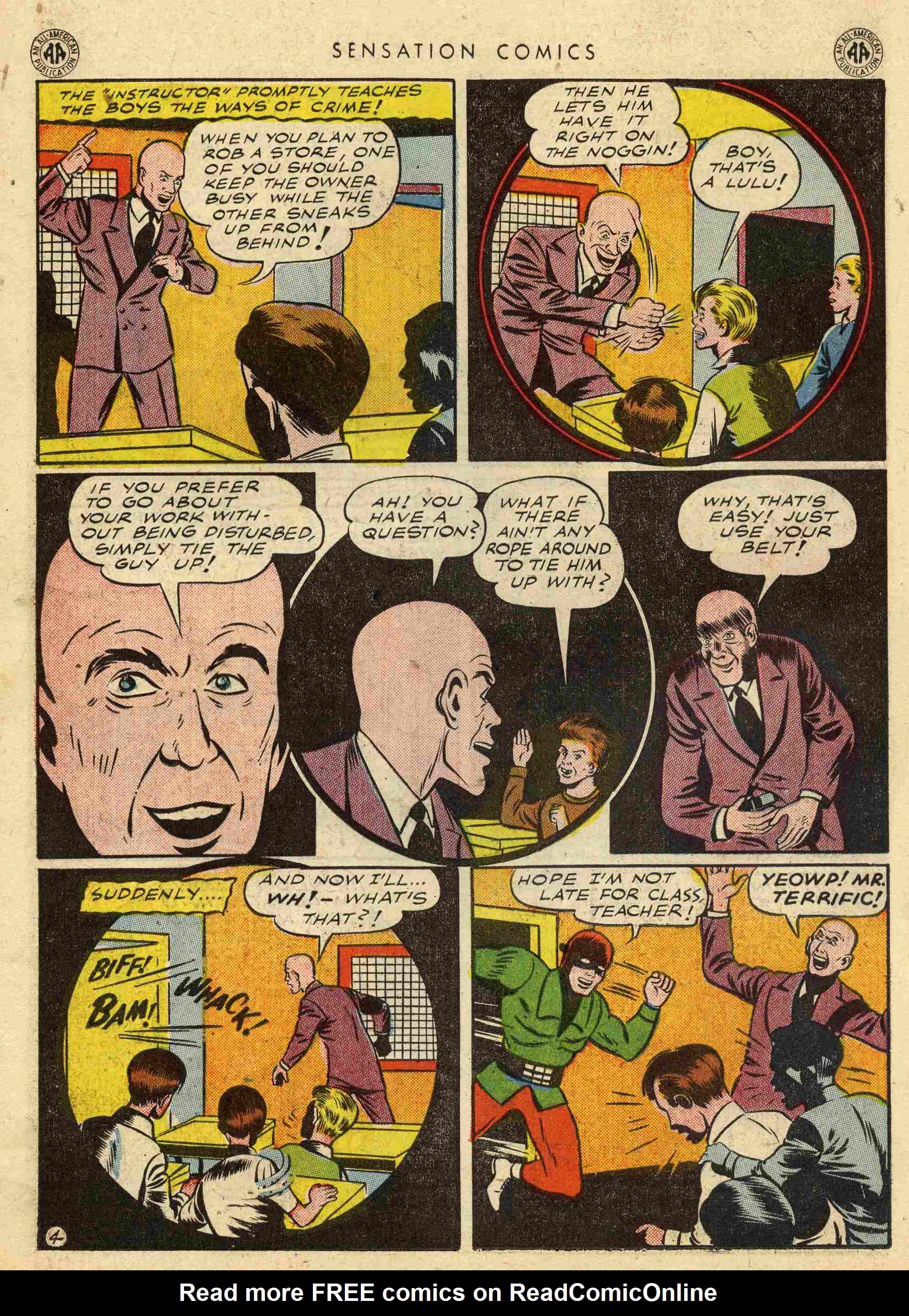 Read online Sensation (Mystery) Comics comic -  Issue #42 - 38