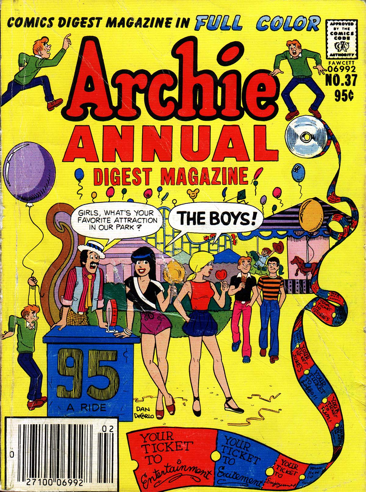 Read online Archie Annual Digest Magazine comic -  Issue #37 - 1