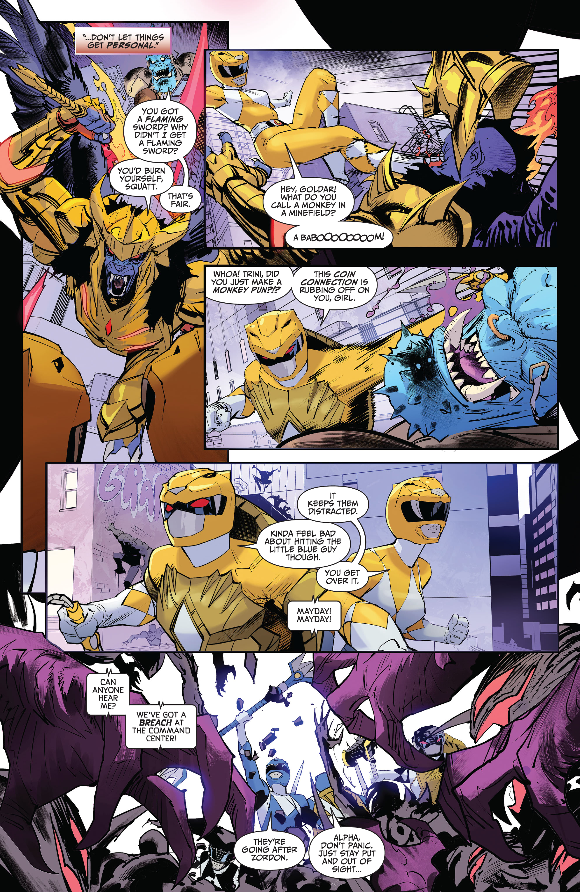 Read online Mighty Morphin Power Rangers/ Teenage Mutant Ninja Turtles II comic -  Issue #2 - 17