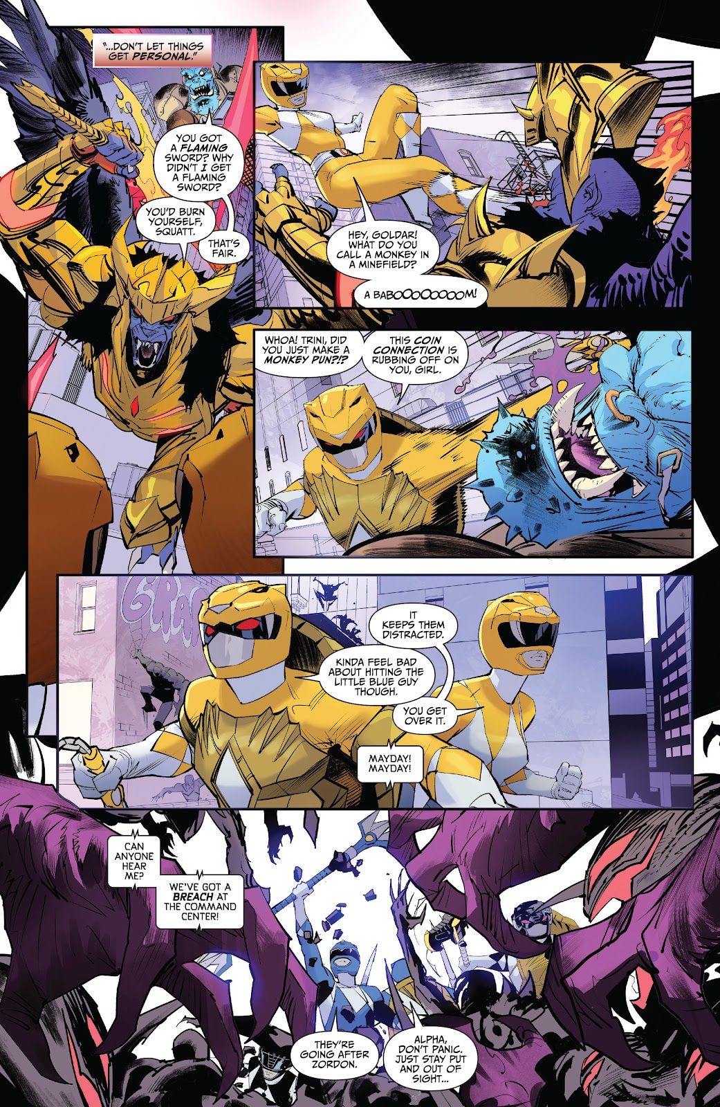 Mighty Morphin Power Rangers/ Teenage Mutant Ninja Turtles II issue 2 - Page 17