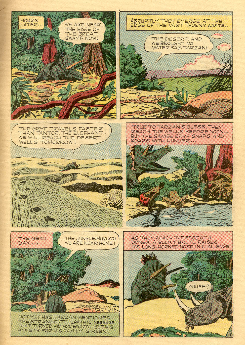 Read online Tarzan (1948) comic -  Issue #47 - 21