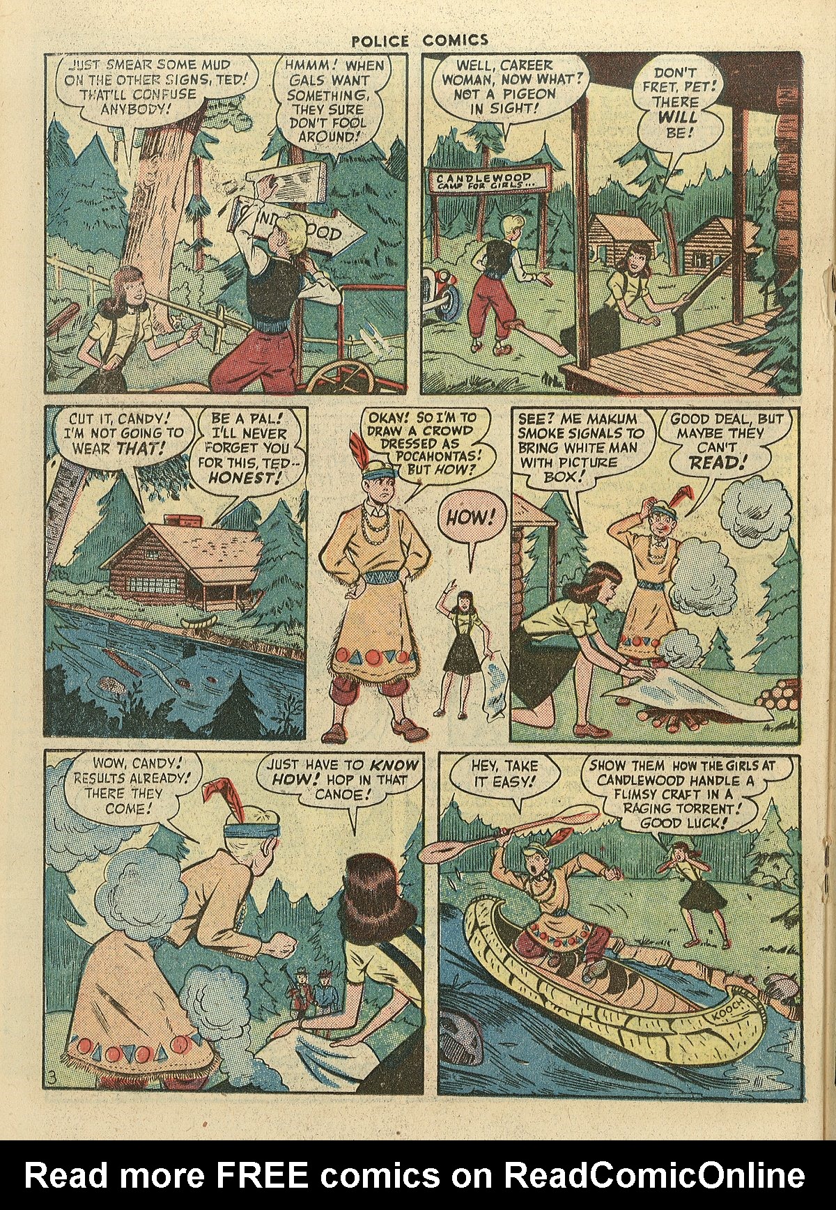 Read online Police Comics comic -  Issue #57 - 32