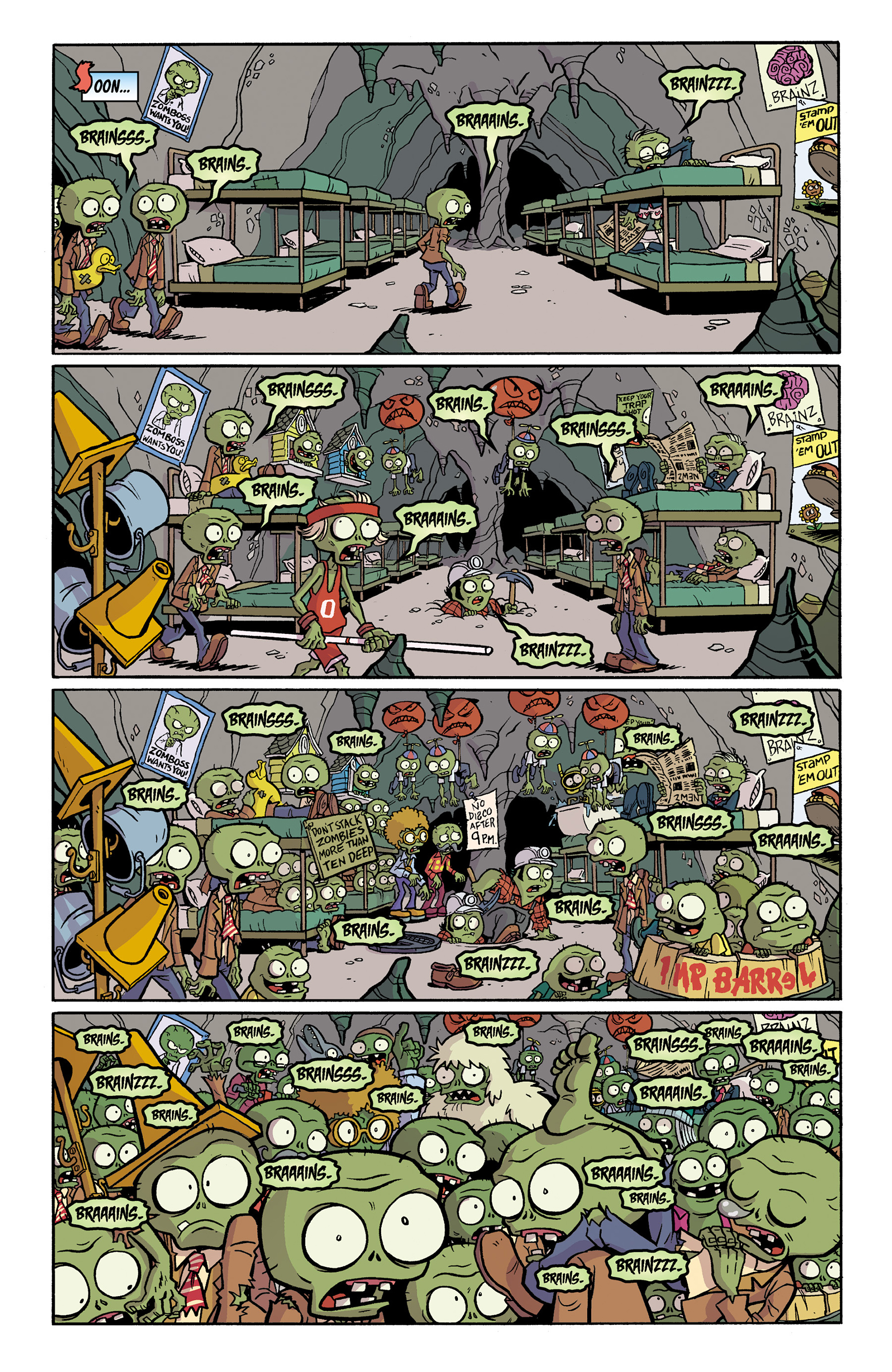 Read online Plants vs. Zombies: Boom Boom Mushroom comic -  Issue #10 - 9