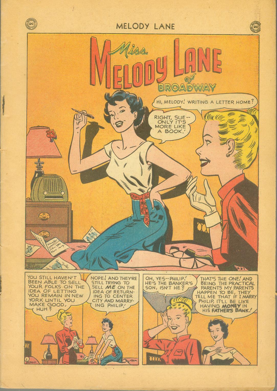 Read online Miss Melody Lane of Broadway comic -  Issue #1 - 3