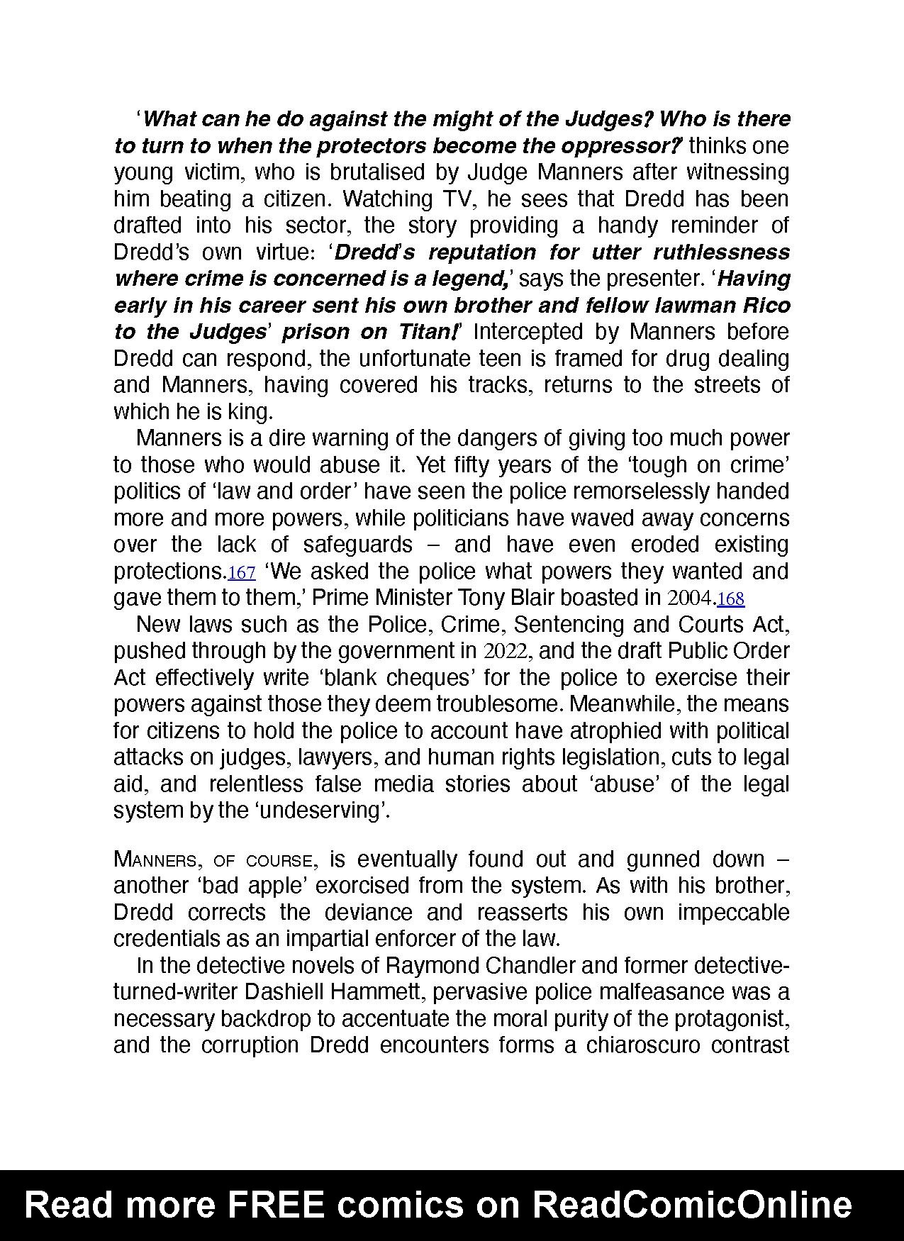 Read online I am the Law: How Judge Dredd Predicted Our Future comic -  Issue # TPB (Part 1) - 85