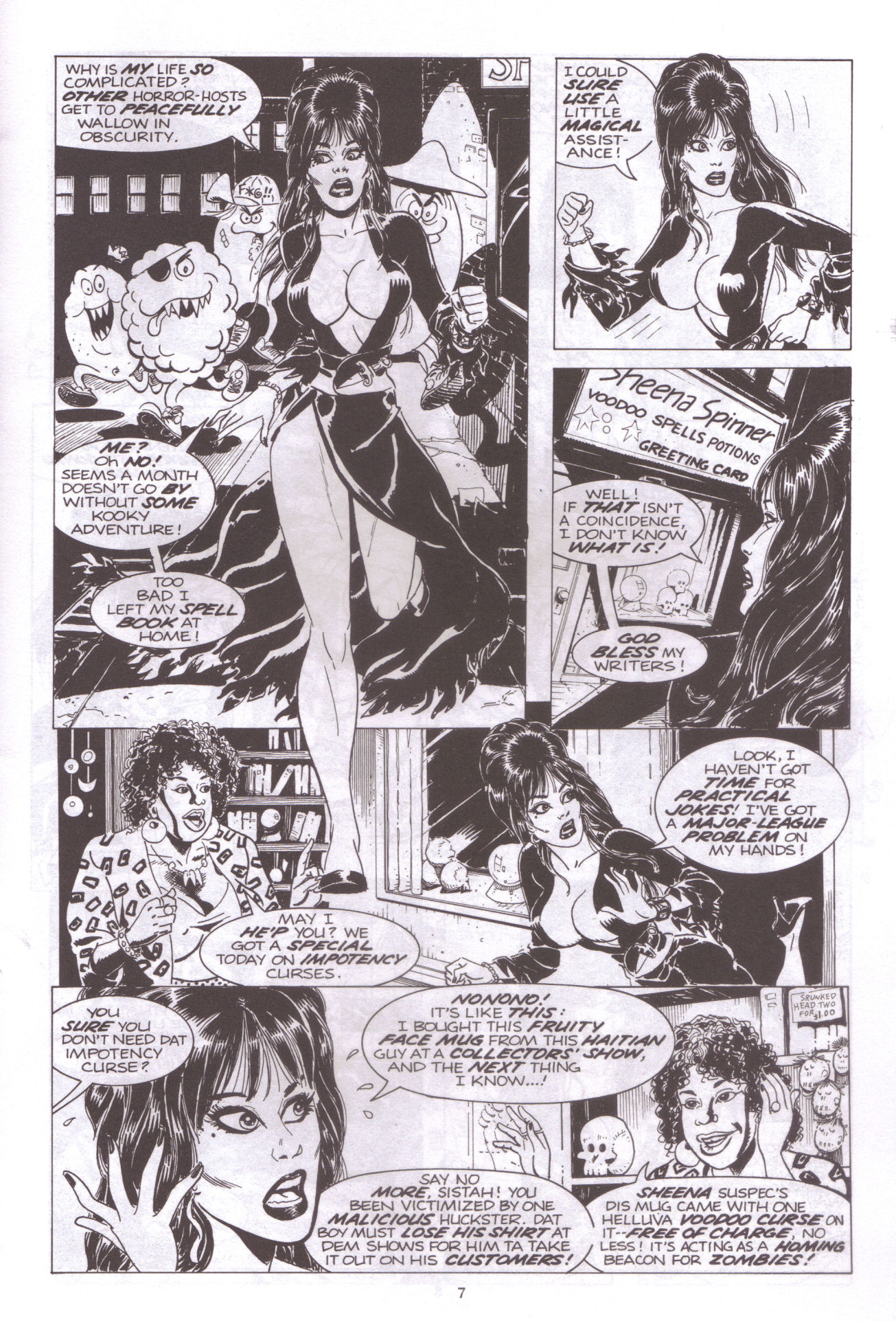 Read online Elvira, Mistress of the Dark comic -  Issue #43 - 9