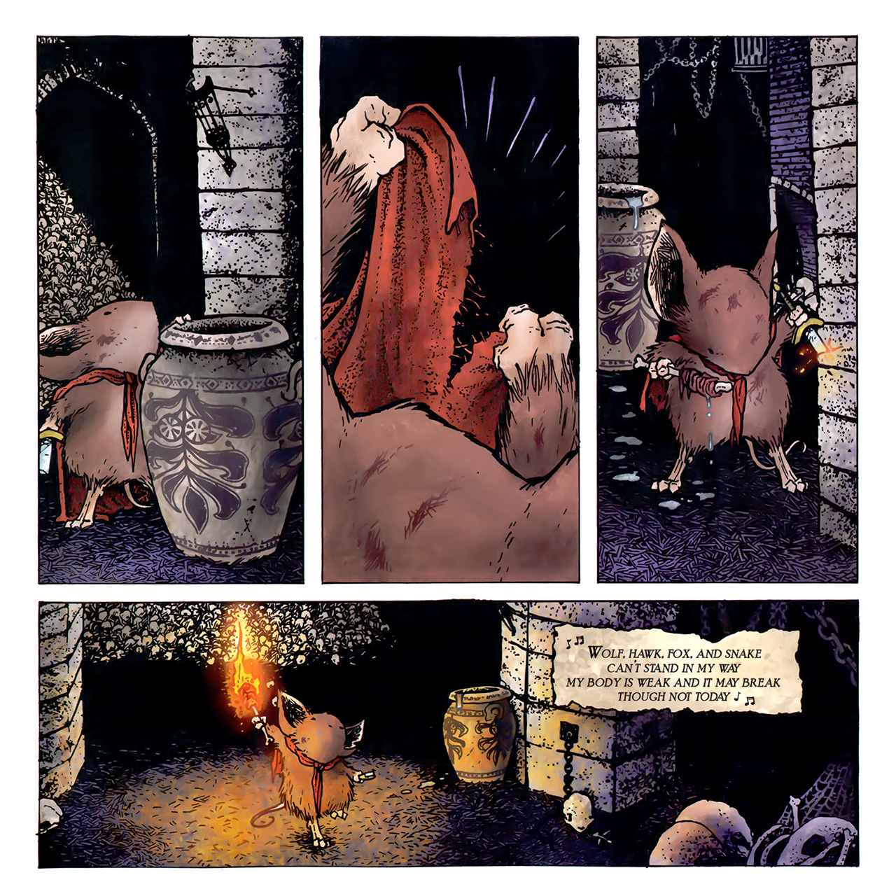 Read online Mouse Guard: Winter 1152 comic -  Issue #4 - 18