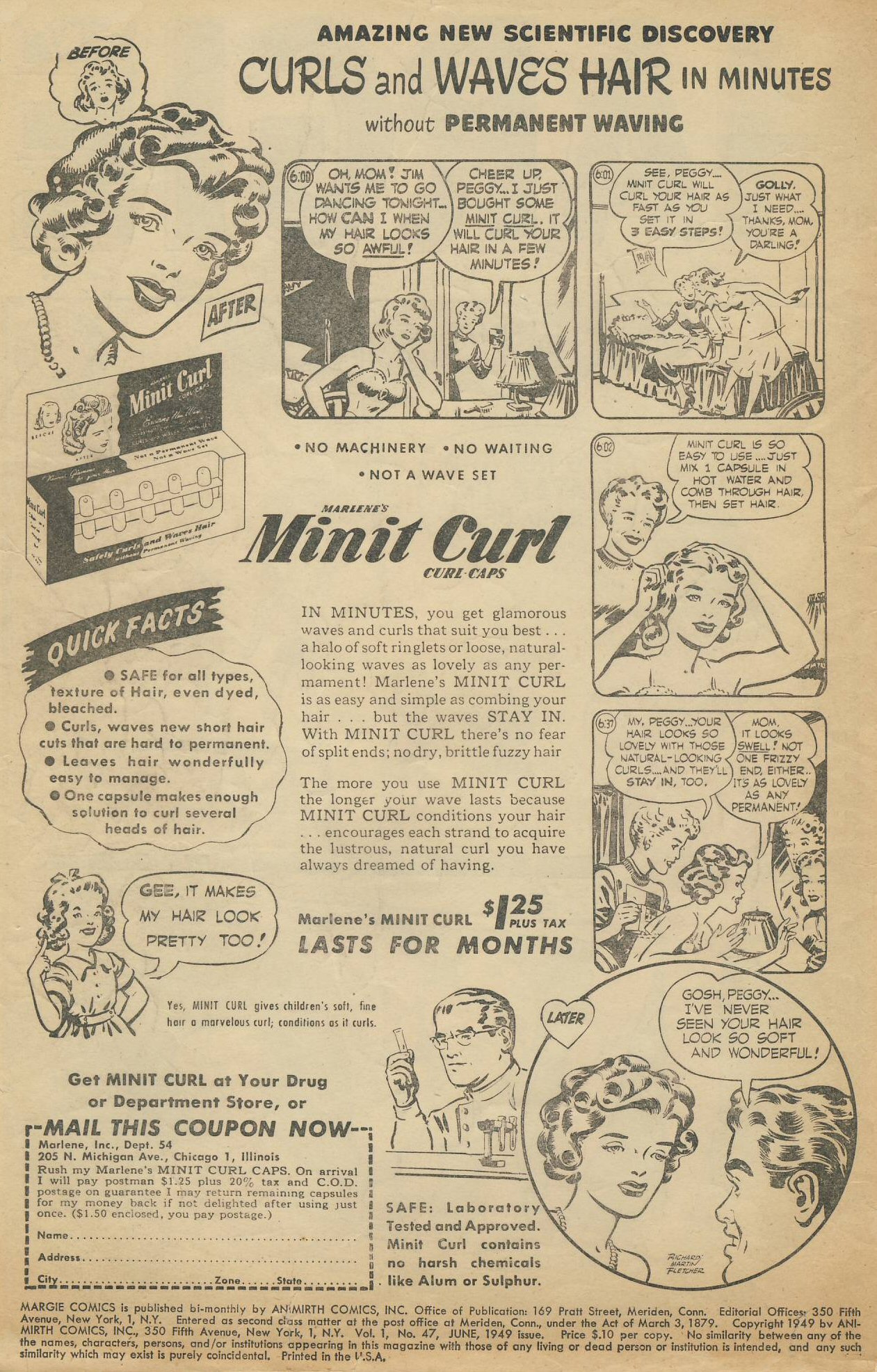 Read online Margie Comics comic -  Issue #47 - 2