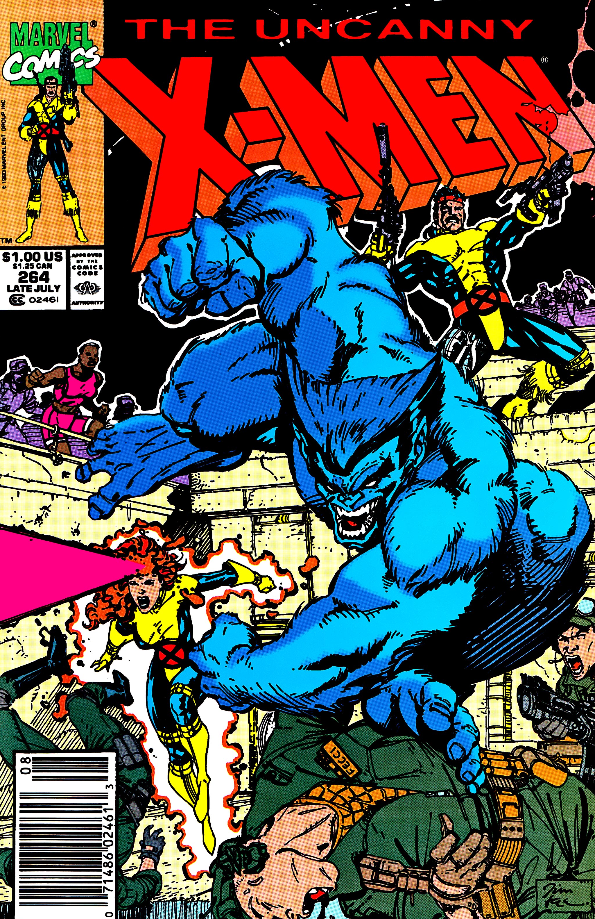 Read online Uncanny X-Men (1963) comic -  Issue #264 - 1