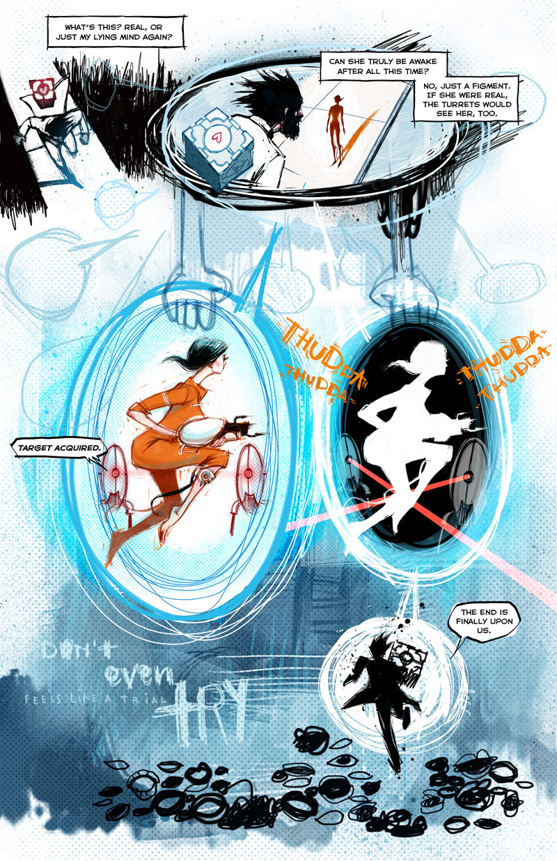 Read online Portal 2: Lab Rat comic -  Issue # Full - 4