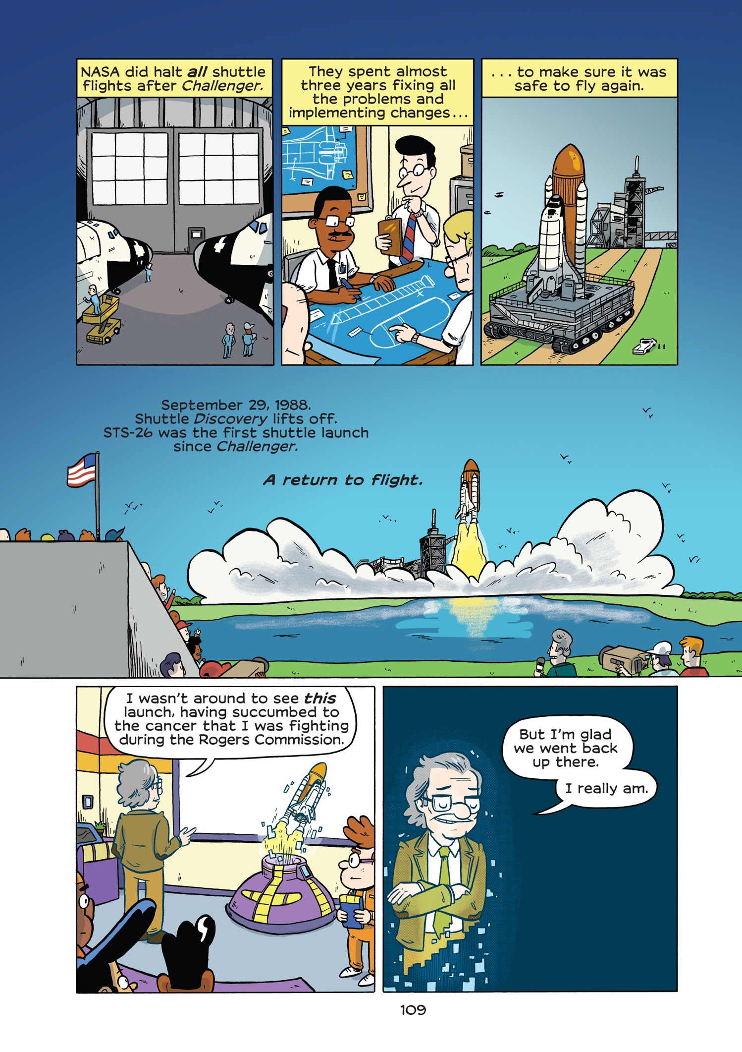 Read online History Comics comic -  Issue # The Challenger Disaster: Tragedy in the Skies - 114