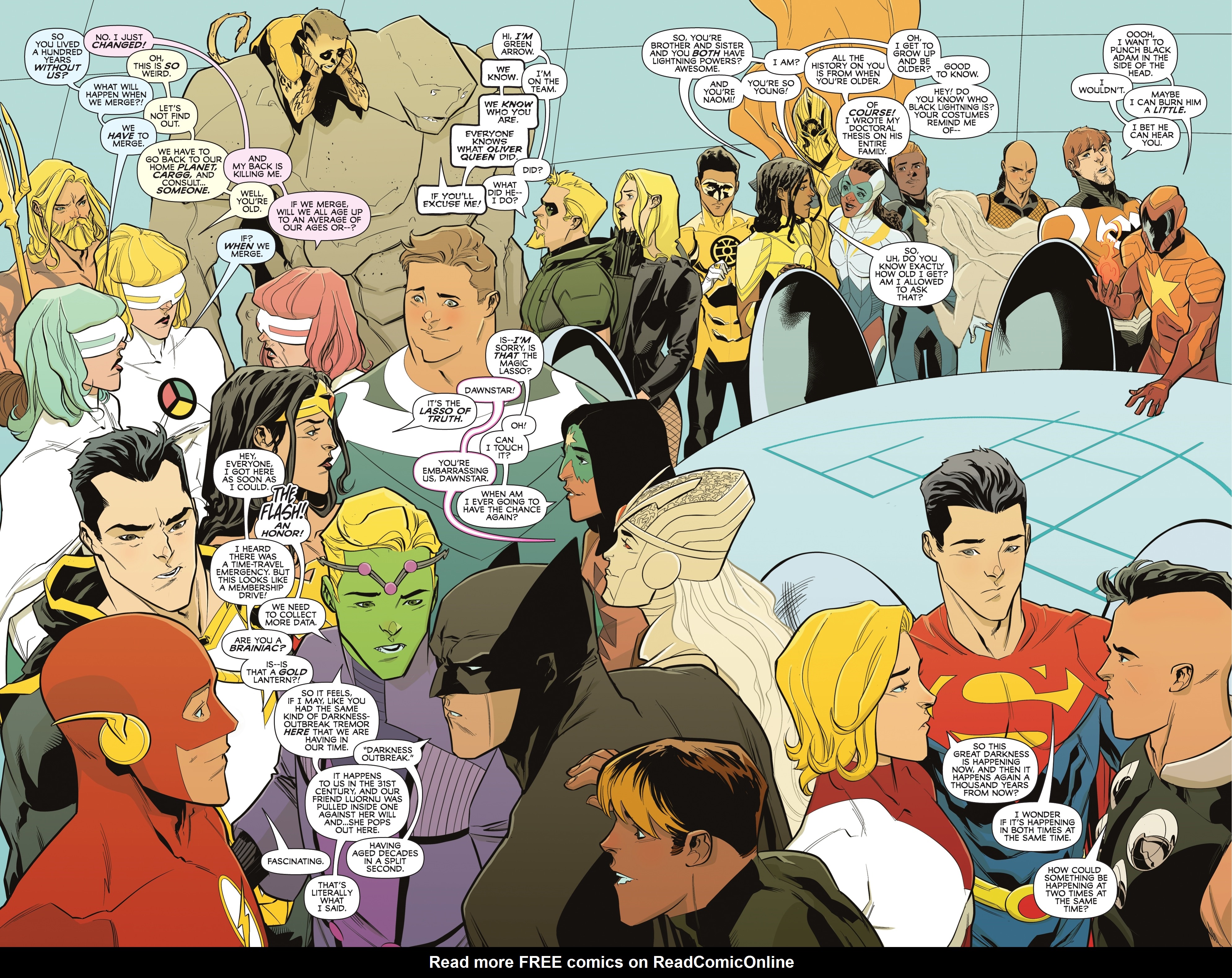 Read online Justice League vs. The Legion of Super-Heroes comic -  Issue #1 - 15