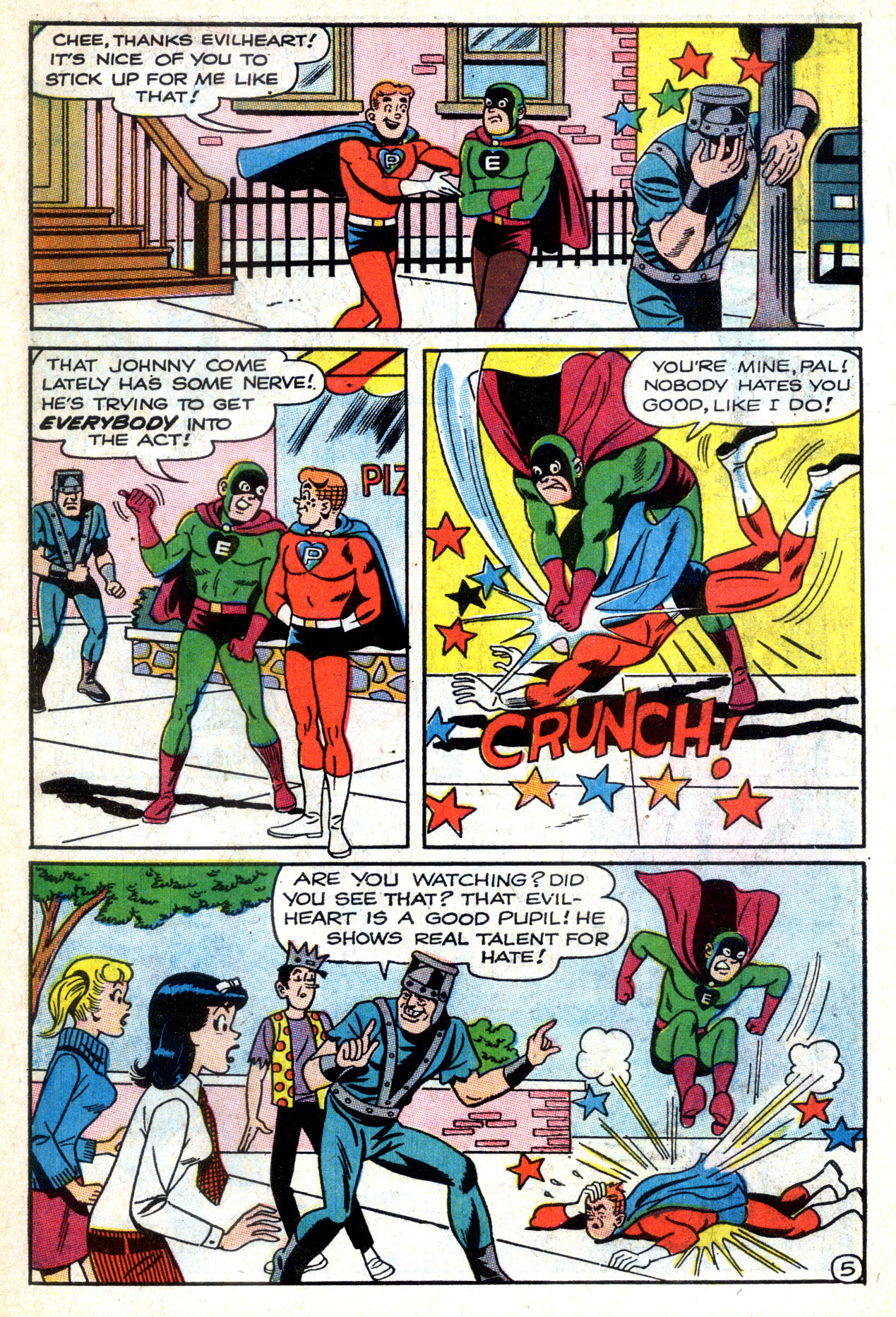 Read online Archie as Captain Pureheart comic -  Issue #5 - 7