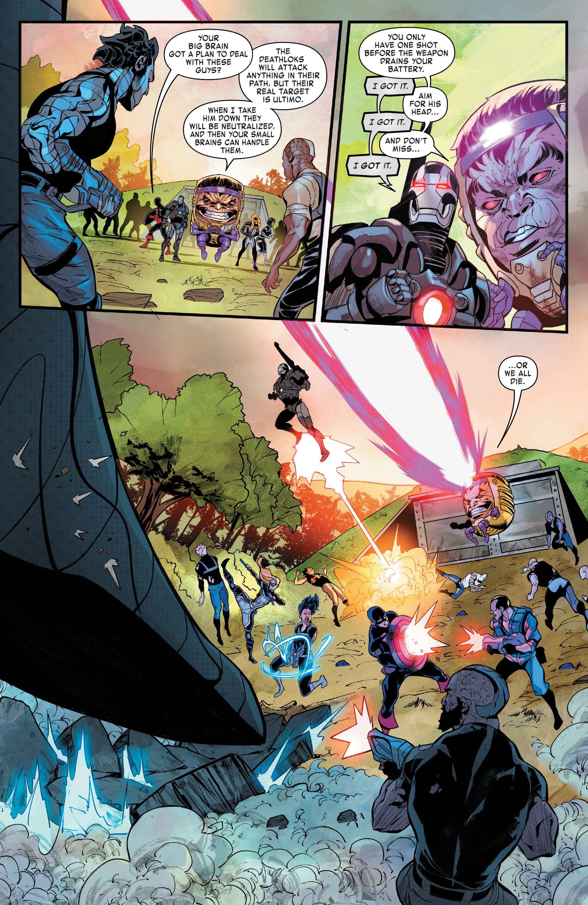 Read online Iron Man 2020: Robot Revolution - Force Works comic -  Issue # TPB (Part 2) - 12