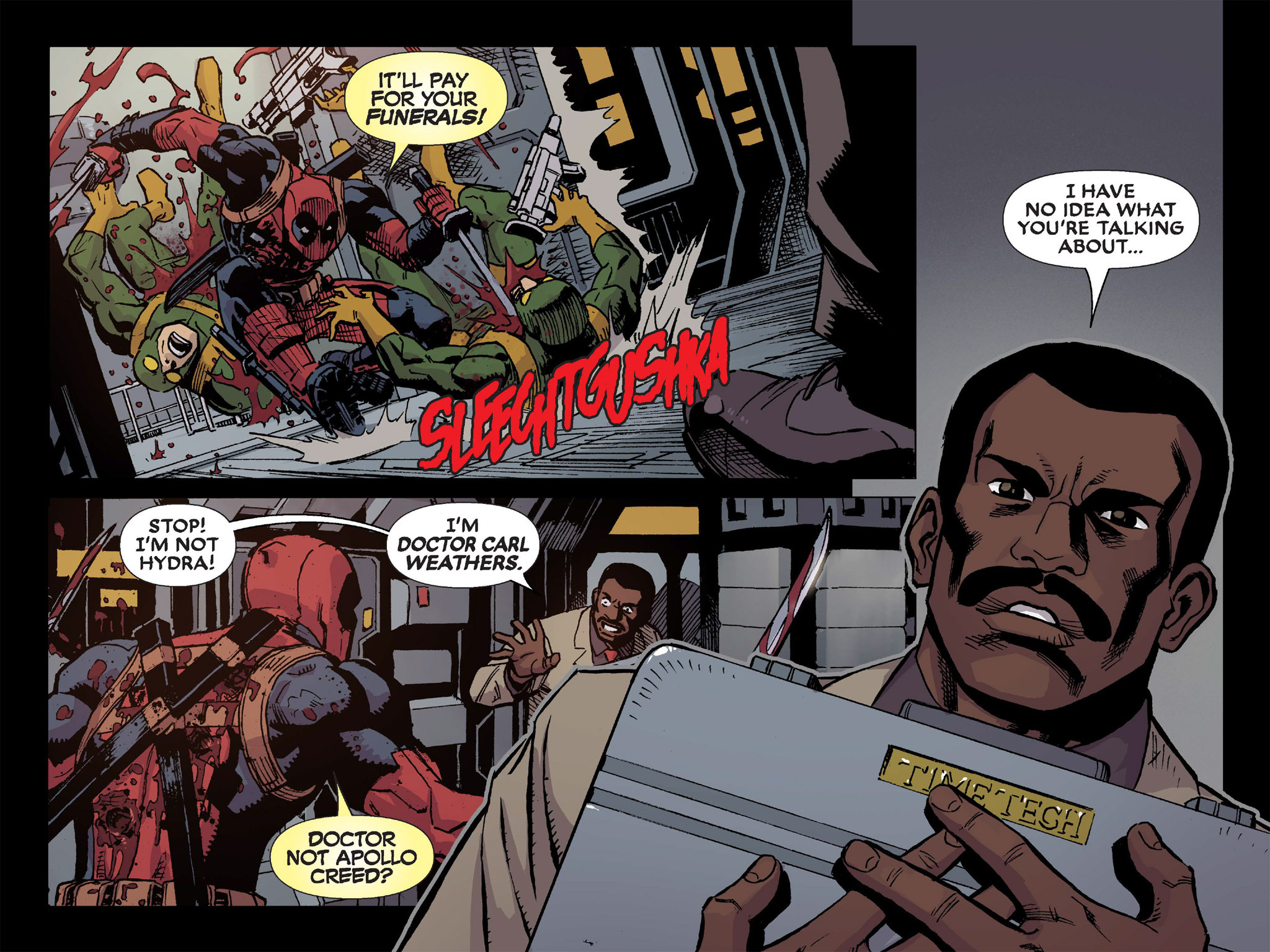 Read online Deadpool & Cable: Split Second Infinite Comic comic -  Issue #1 - 21
