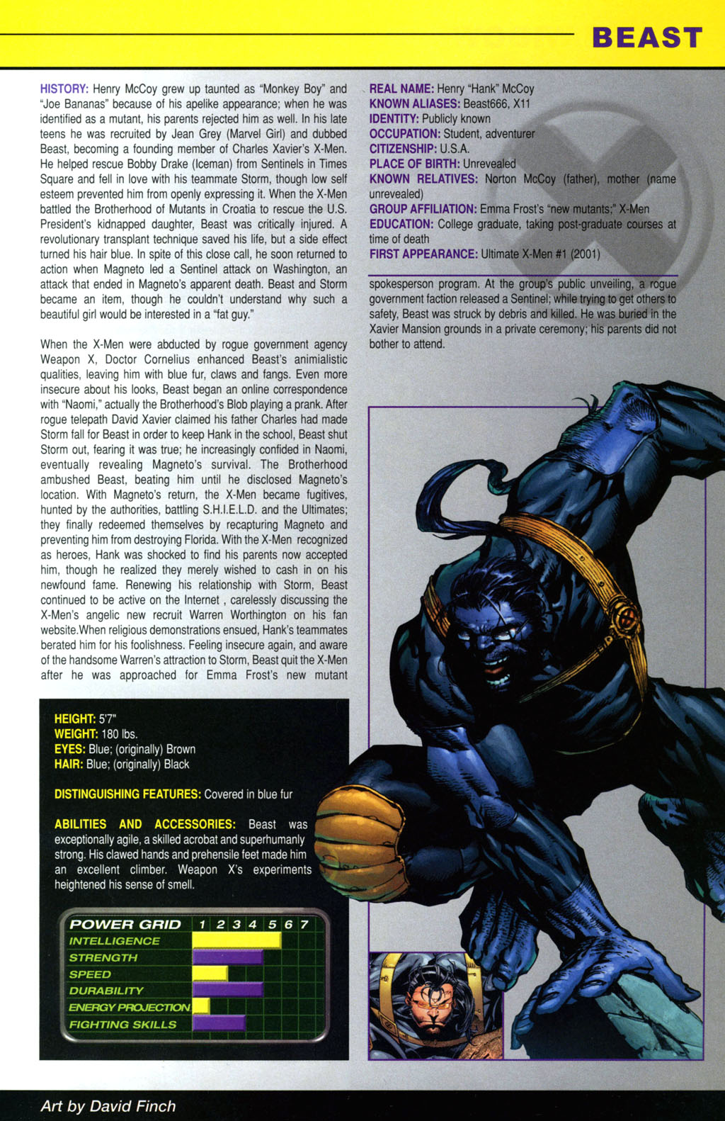 Read online Official Handbook of the Ultimate Marvel Universe: The Ultimates & X-Men 2005 comic -  Issue # Full - 5